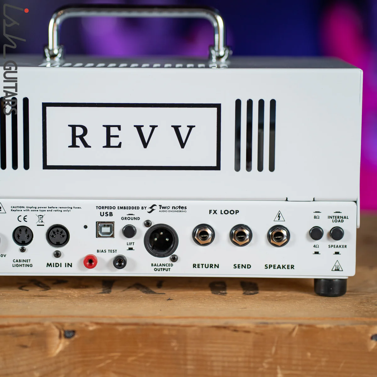 Revv D20 20/4-watt Tube Amp Head White Demo - Image 5