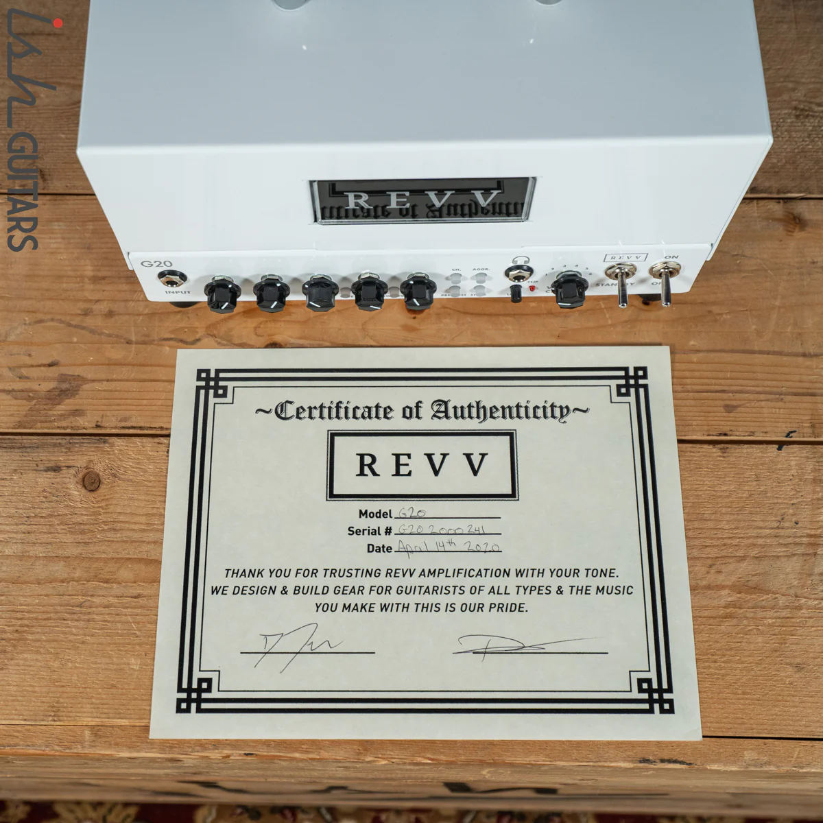 Revv G20 20W Guitar Amp Head White - Image 7