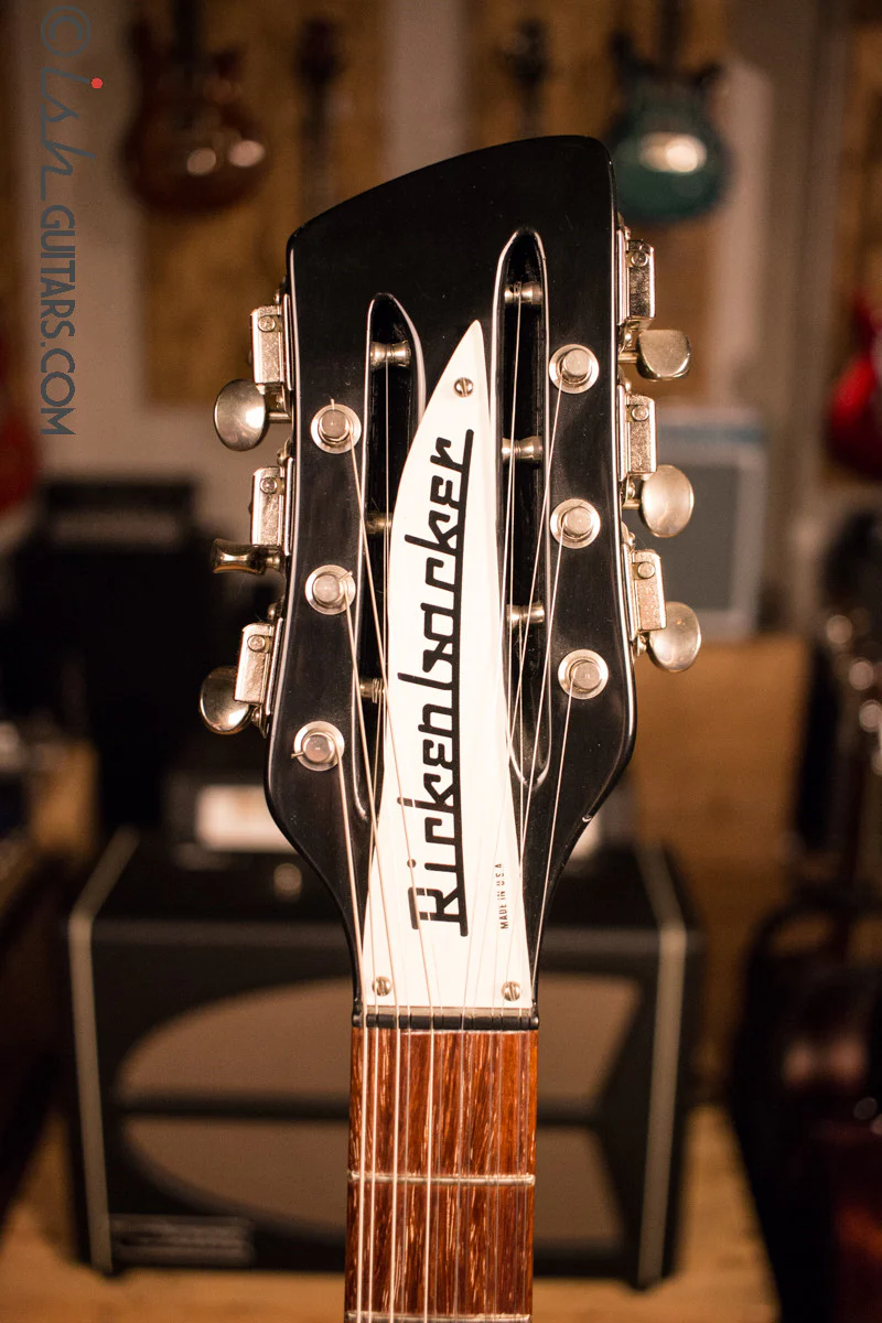 Rickenbacker 355 John Lennon Signature JL 355/12 String 325 Electric Guitar Black 1991 - Image 5