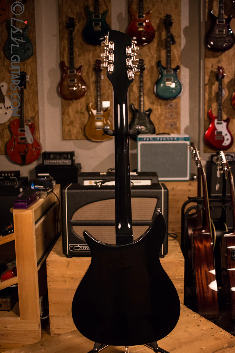 Rickenbacker 355 John Lennon Signature JL 355/12 String 325 Electric Guitar Black 1991 - Image 7