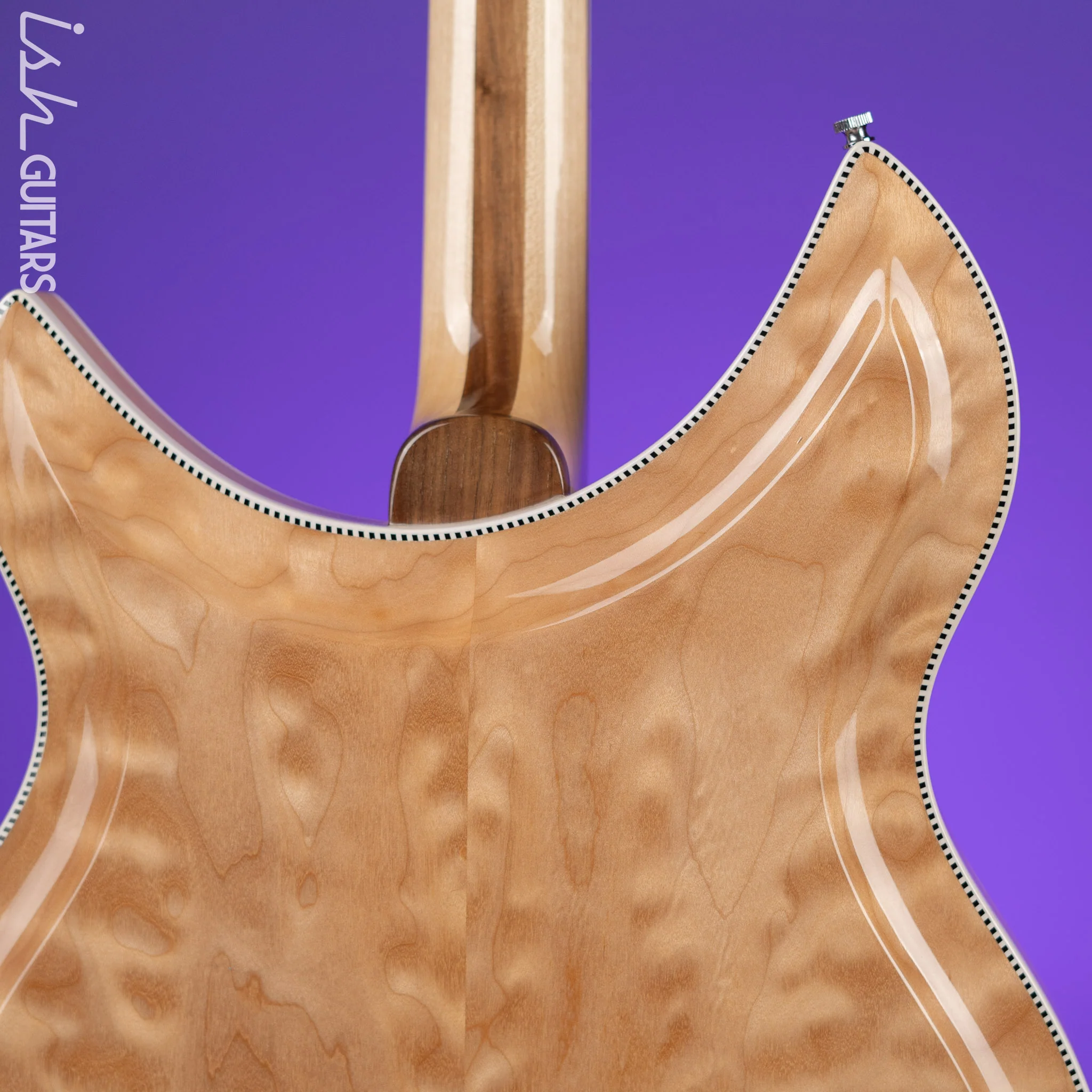 1996 Rickenbacker 381/12 V69 12-String Electric Guitar Natural - Image 12