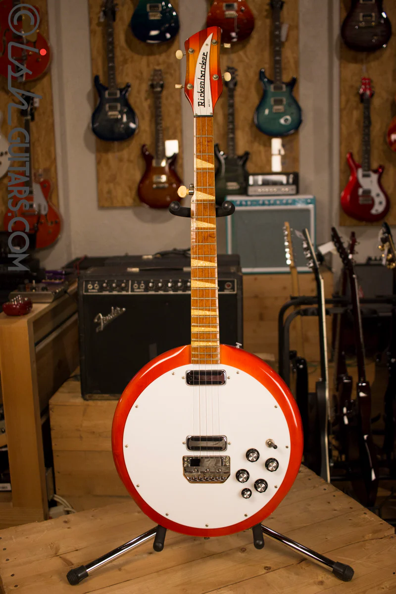 1967 Rickenbacker Bantar Banjatar Banjo Electric Guitar Hybrid Super Rare Fireglo - Image 2