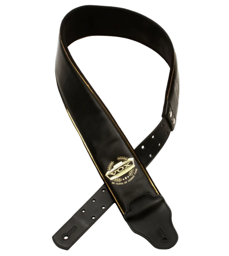 Righton VOX 60th Anniversary Strap Black and Gold Leather Jazz Collection