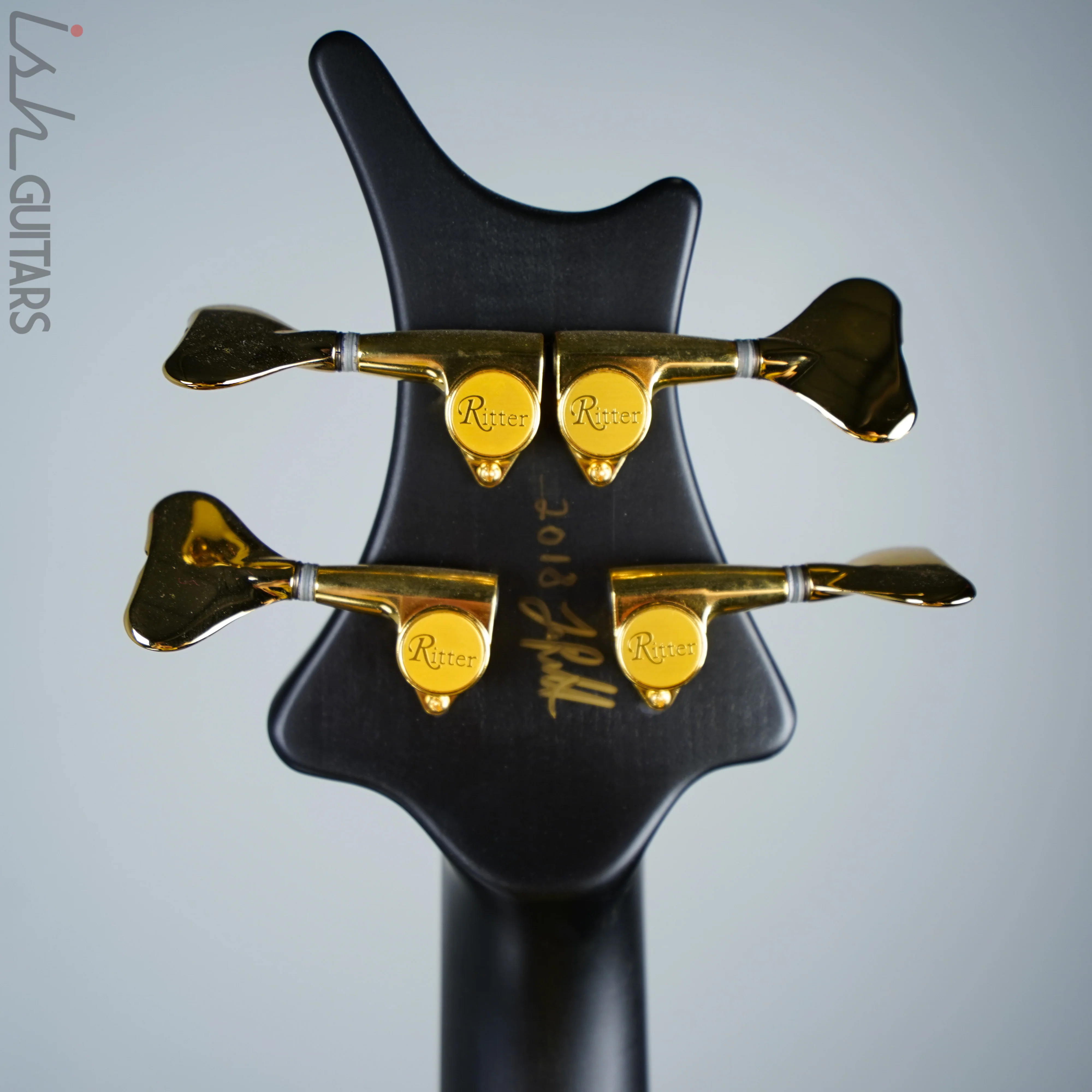 Ritter R8 Singlecut Acoustic Hollowbody Bass Piezo - First Ever! Redwood Body - Image 12