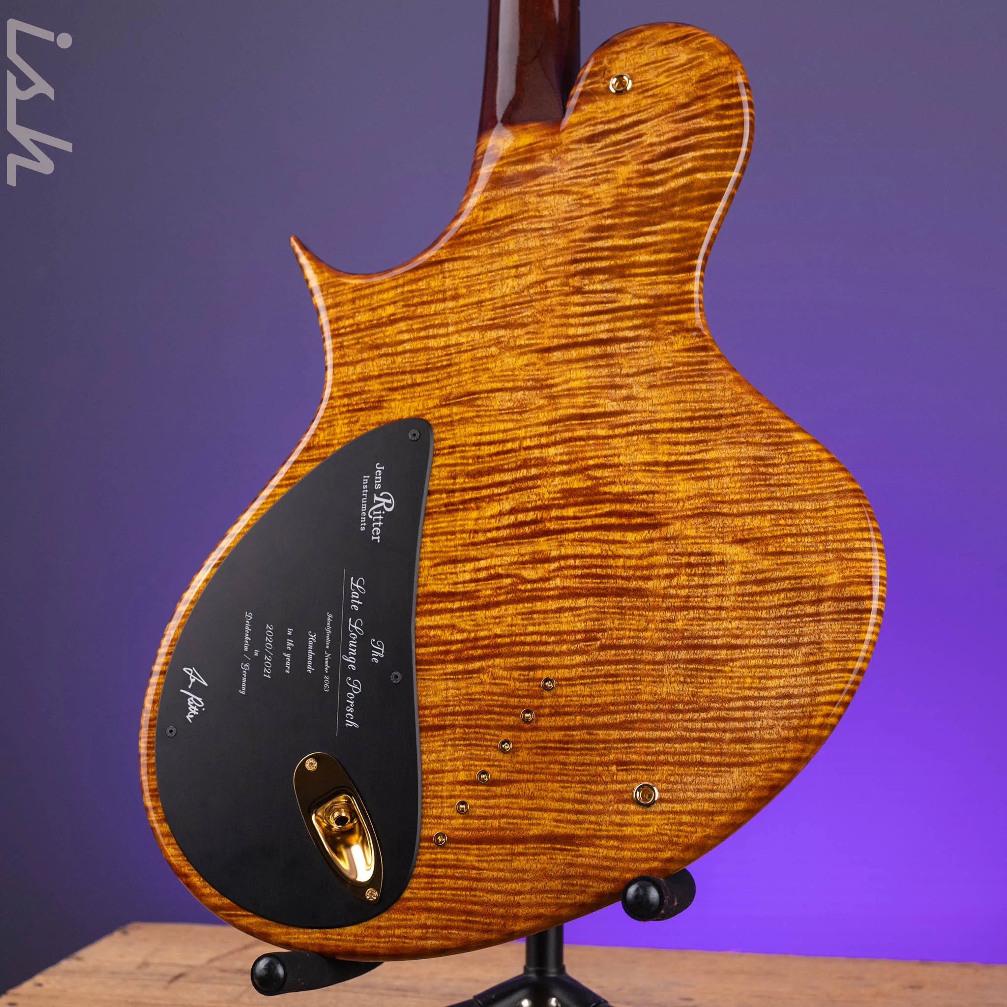 Ritter Porsch Flora Aurum Late Lounge Electric Guitar - Image 9