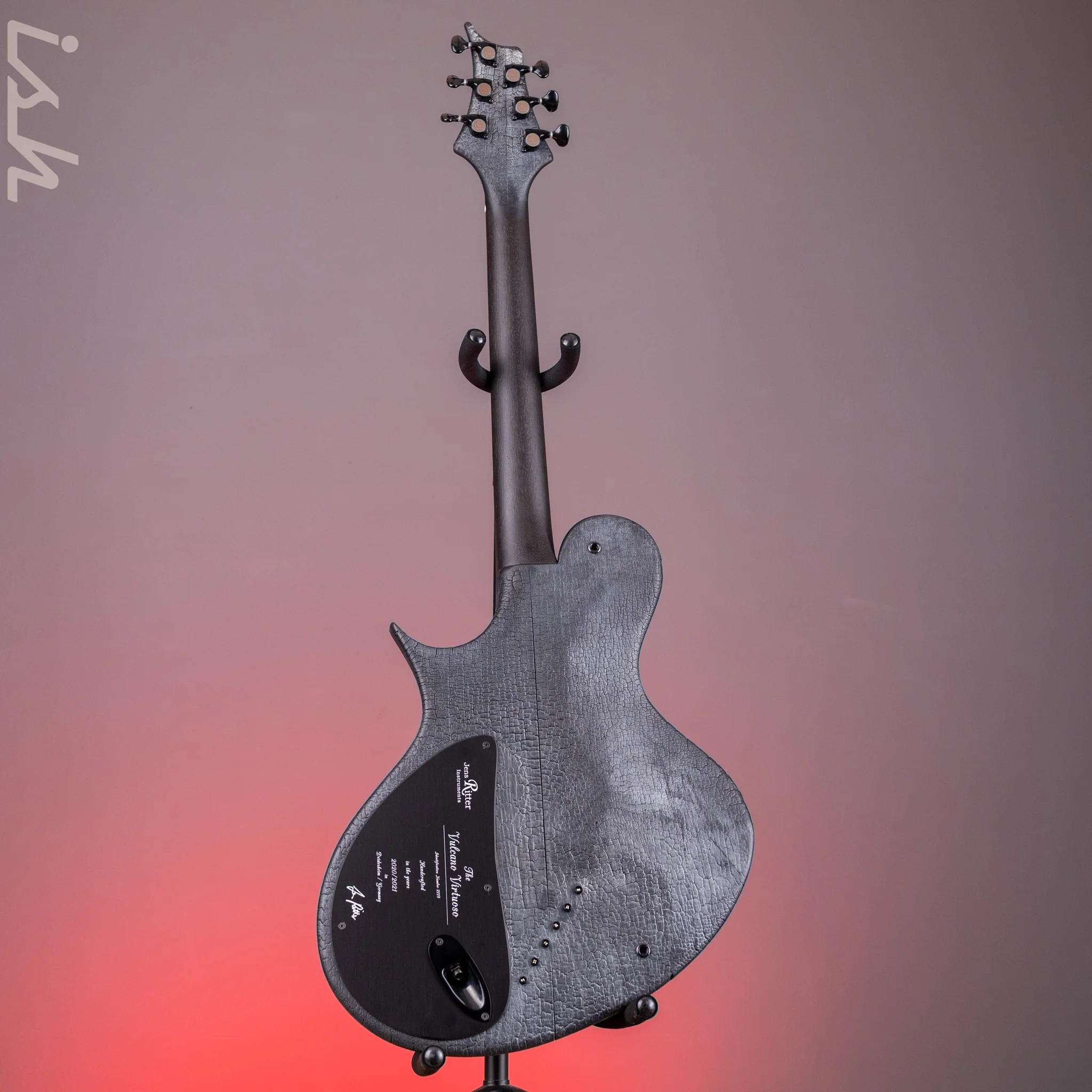 Ritter Porsch “The Volcano Virtuoso” Burnt Charcoal Guitar - Image 8