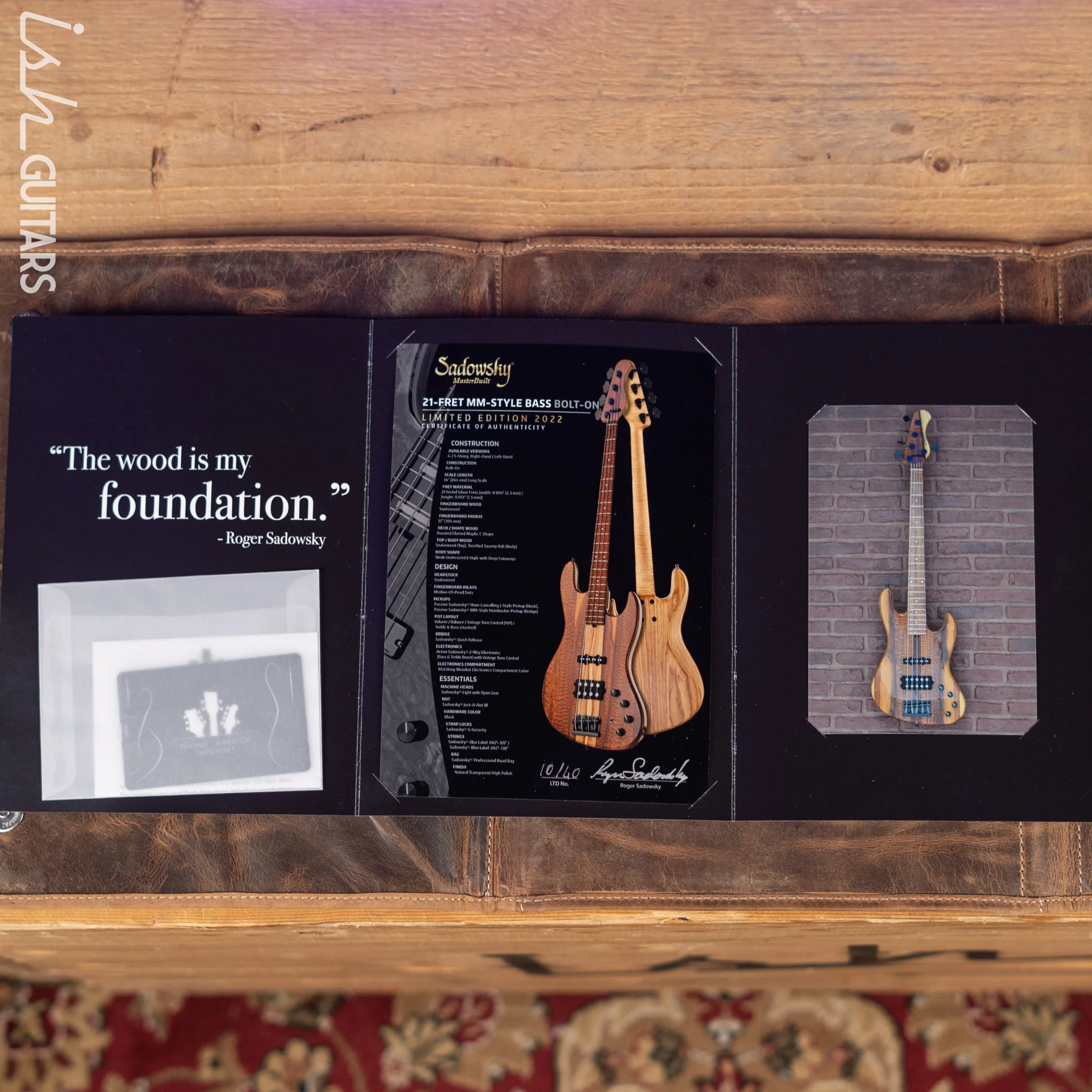Sadowsky Masterbuilt LTD 5-String 21-Fret MM Bass Natural Transparent - Image 11