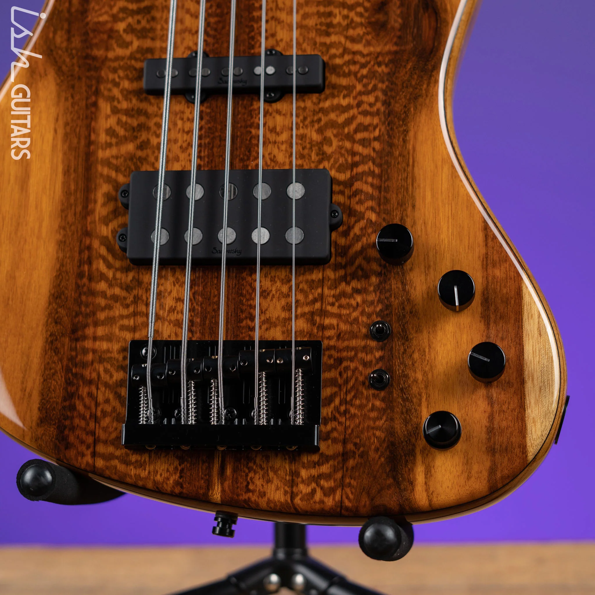 Sadowsky Masterbuilt LTD 5-String 21-Fret MM Bass Natural Transparent - Image 4