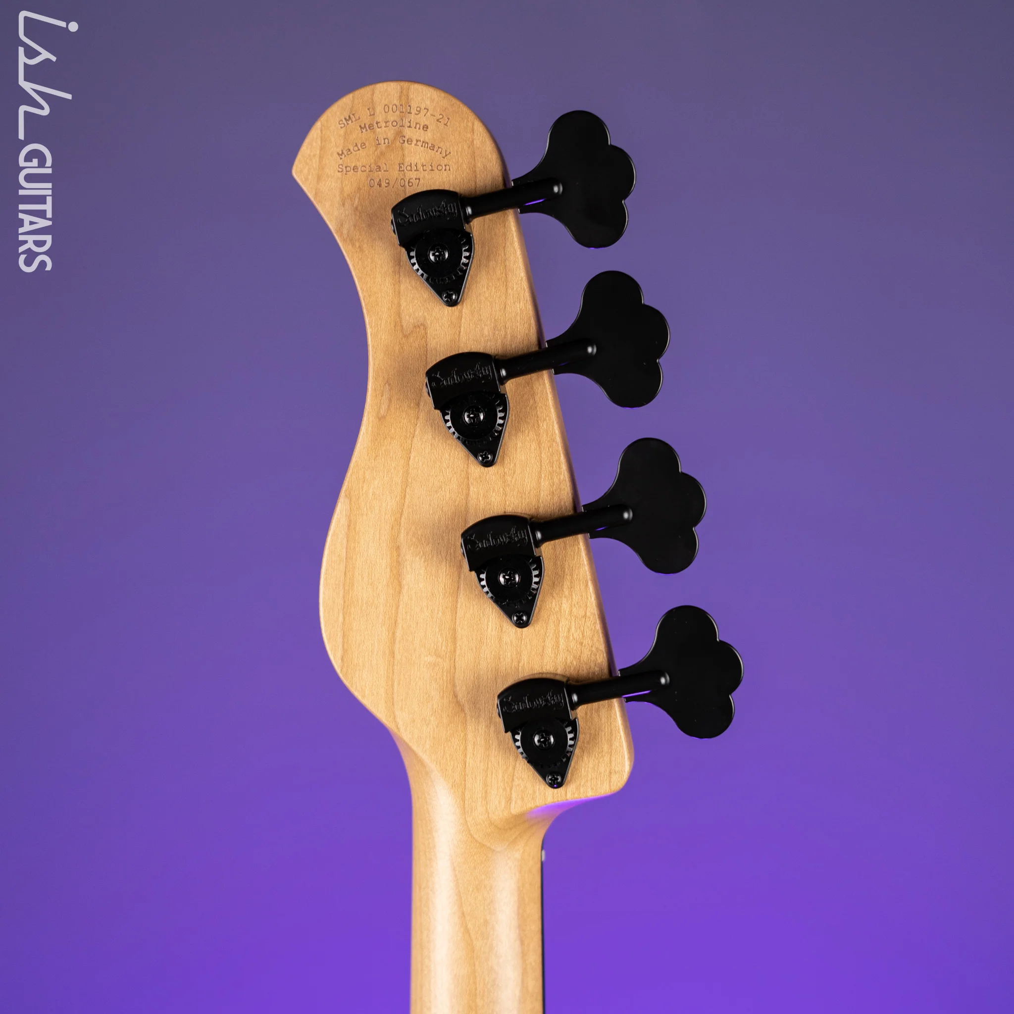 Sadowsky Metroline Special Edition 24 Fret 4-String Modern Bass Claro Walnut - Image 11