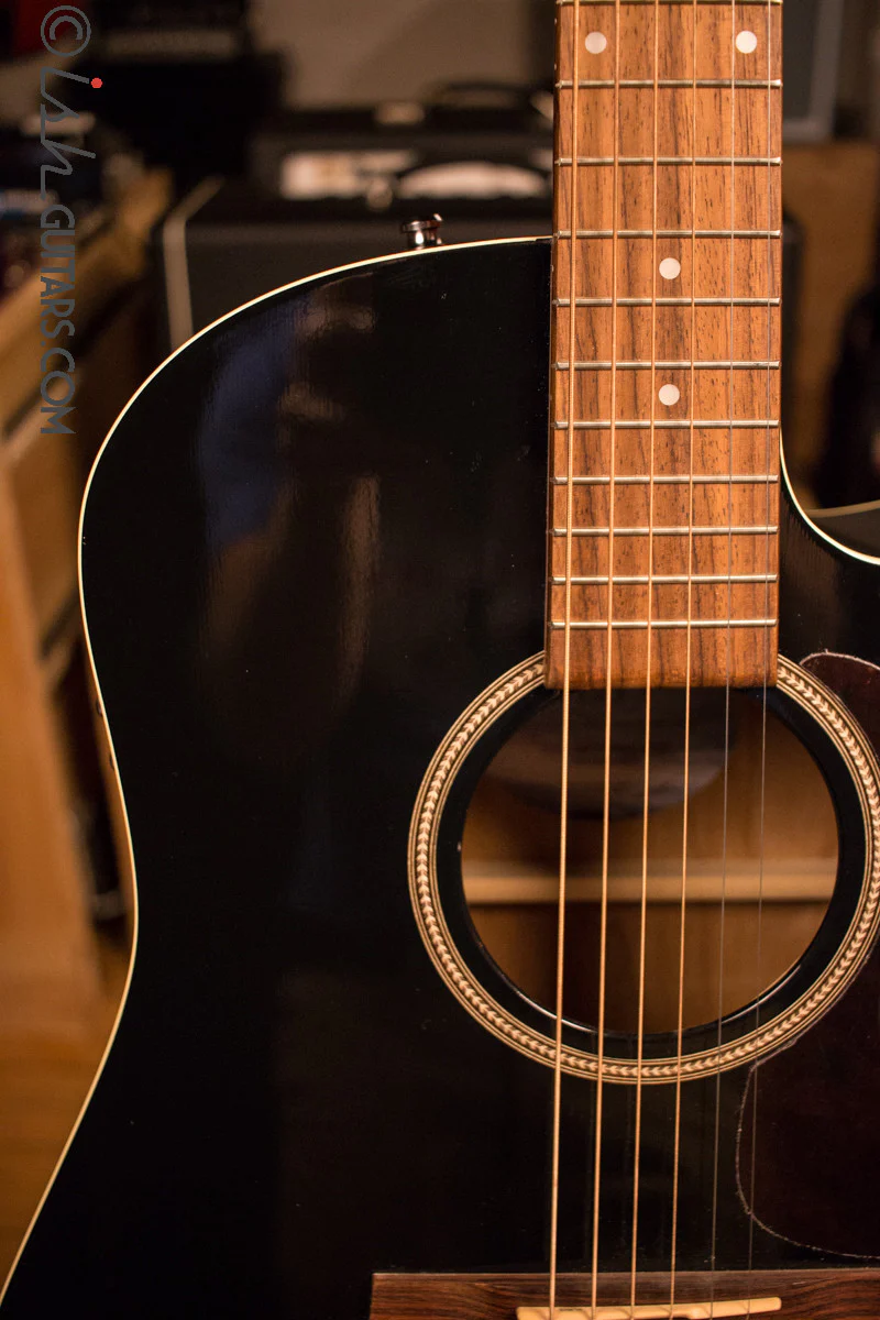 Seagull Entourage CW Black GT QI Acoustic Electric Guitar - Image 3