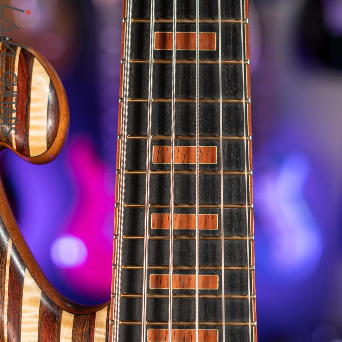 Shawn May Custom Rainbow 6-String Short Scale Bass - Image 8