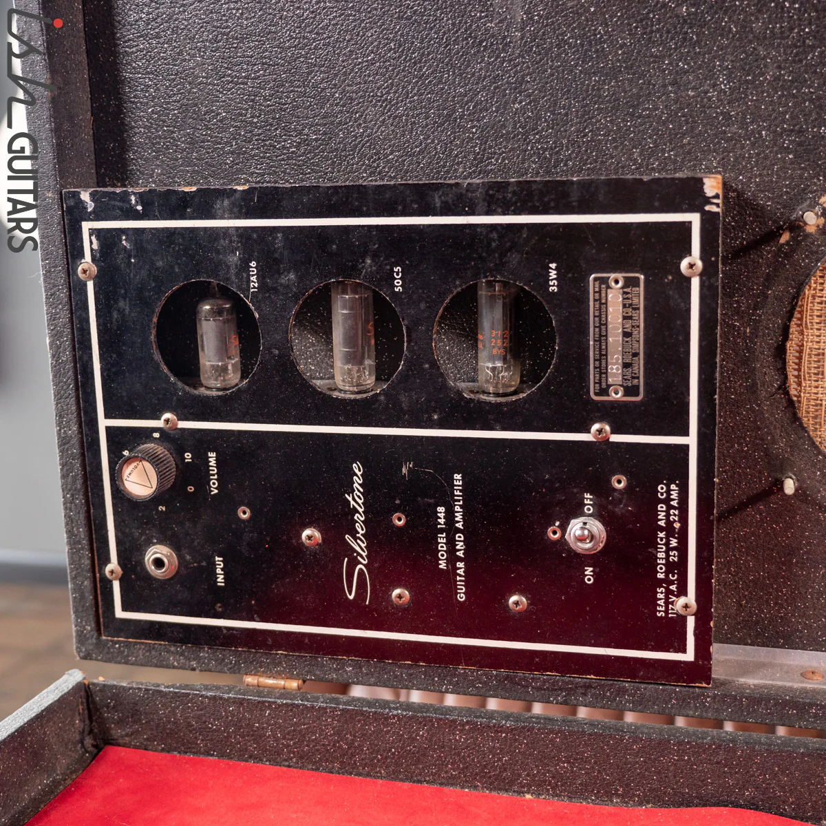 1960s Sears Silvertone Model 1448 Guitar and Amplifier Case - Image 3