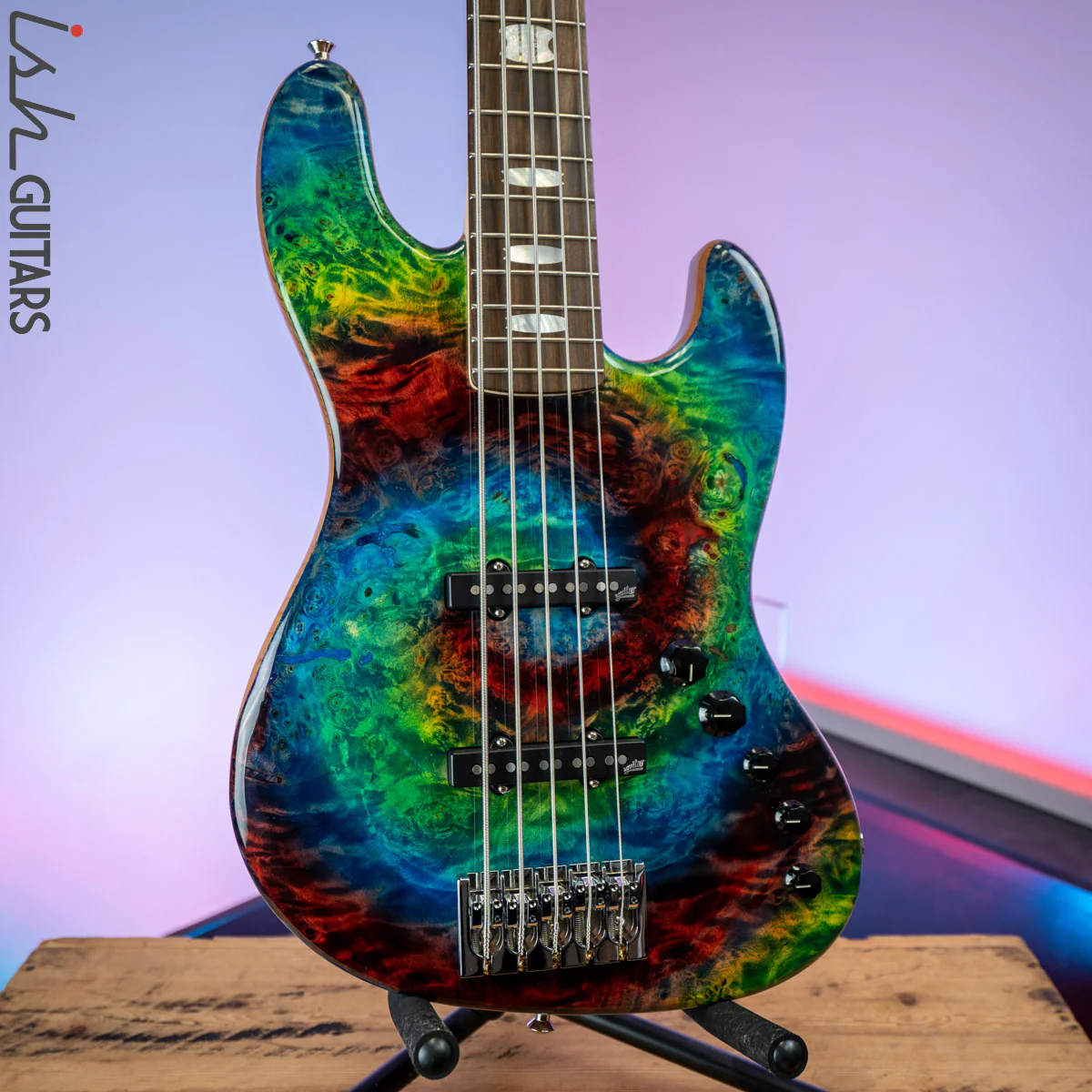 Spector Coda 5 Rainbow Tie Dye Swirl