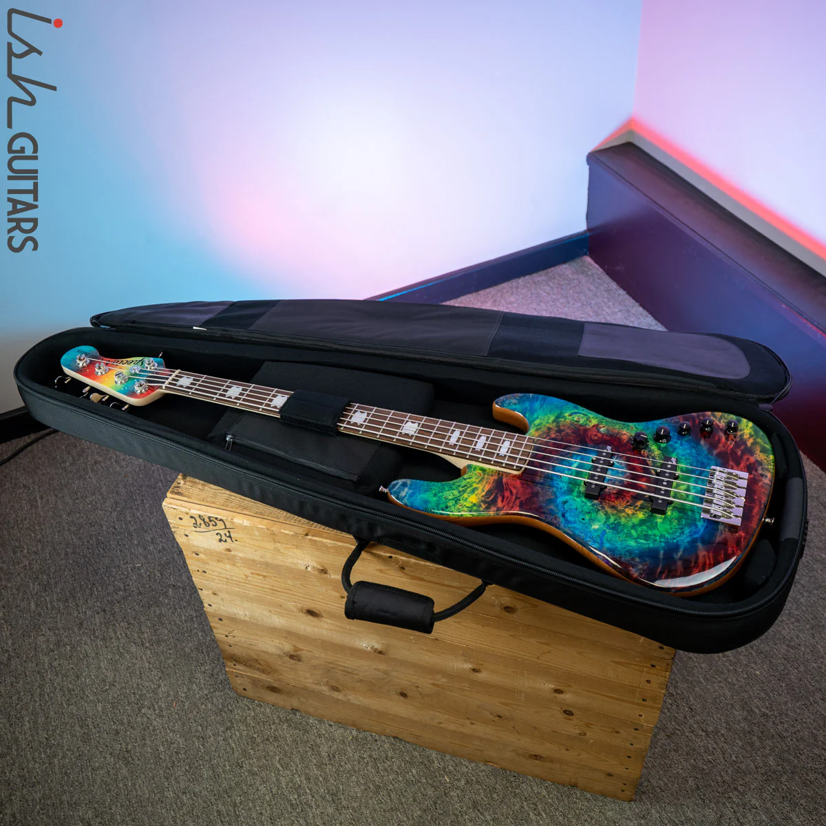 Spector Coda 5 Rainbow Tie Dye Swirl - Image 15