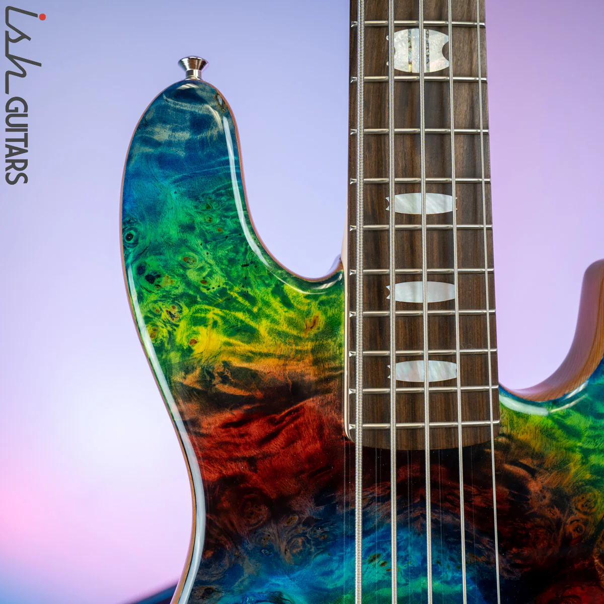 Spector Coda 5 Rainbow Tie Dye Swirl - Image 3