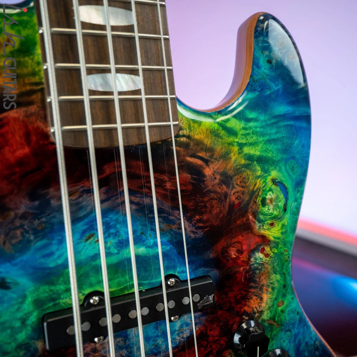Spector Coda 5 Rainbow Tie Dye Swirl - Image 6