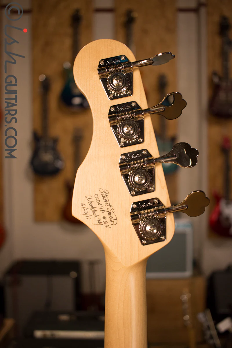 USA Spector Coda Deluxe P Precision Bass Bahama Blue Quilted Maple - Image 9