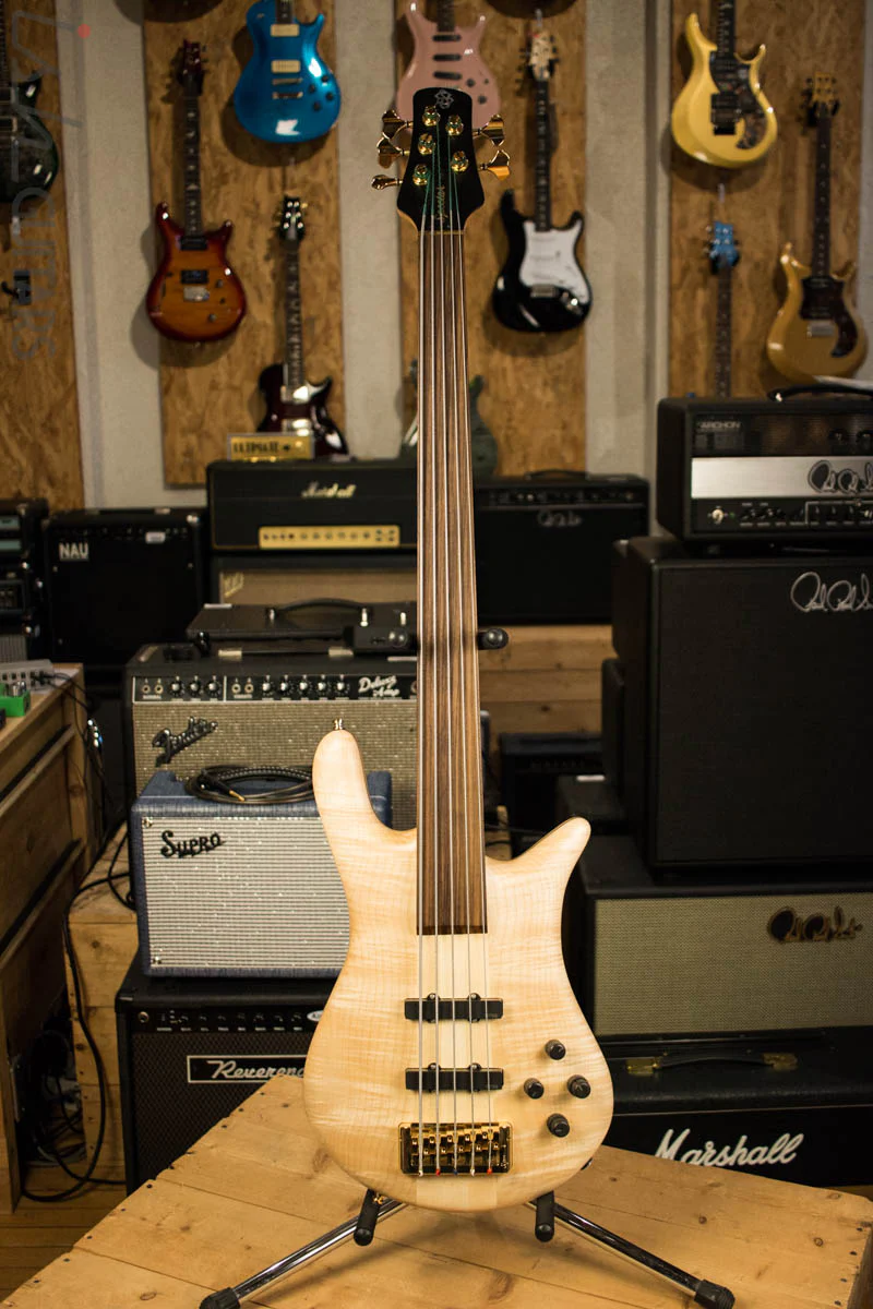 Spector Custom Euro LX5 Fretless Bass Natural - Image 2