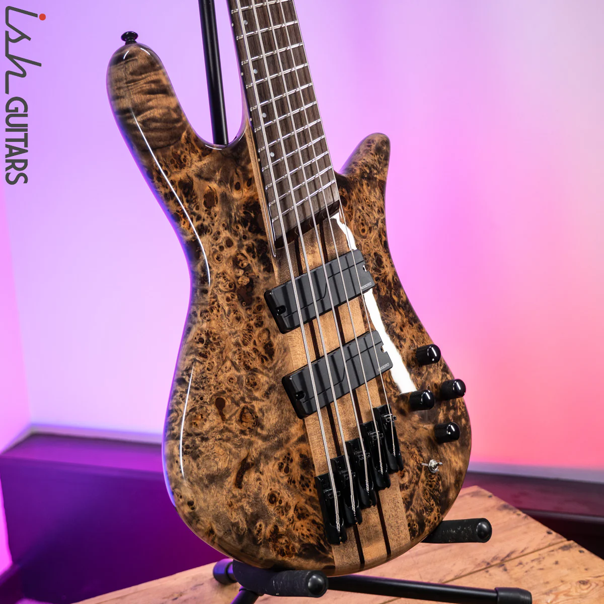 2021 Spector NS Dimension 5 Multi-Scale Super Faded Black Gloss - Image 5