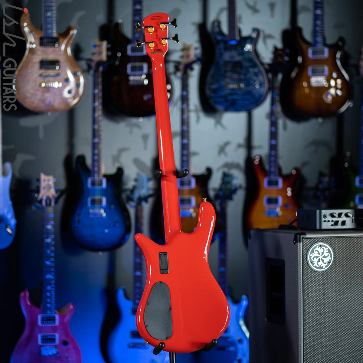 Spector Euro 4 Classic Red Gloss Bass Guitar Demo - Image 7