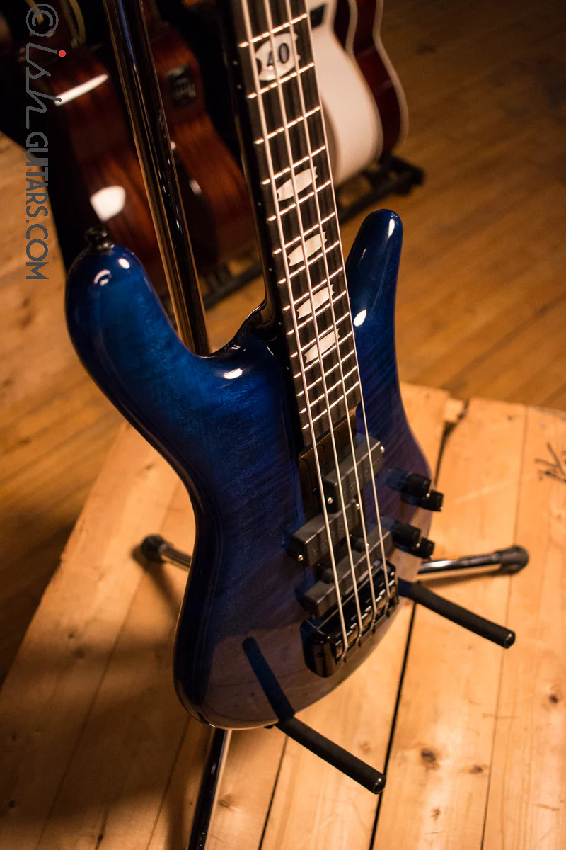 Spector Euro 4LX 40th Anniversary Blue 1 of 12 Limited Edition Bartolini Ebony - Image 9