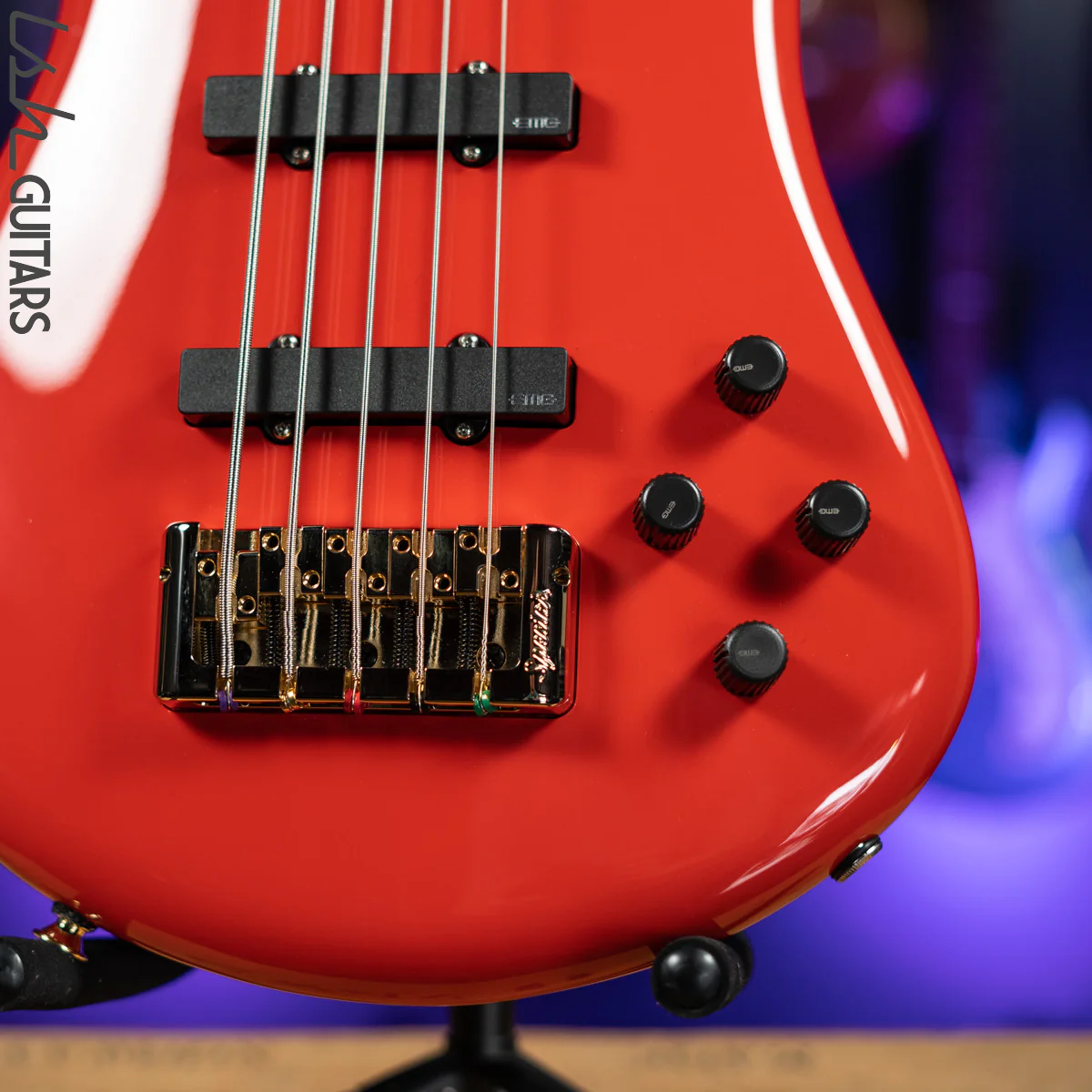 Spector Euro 5 Classic 5-String Bass Red Gloss Demo - Image 4