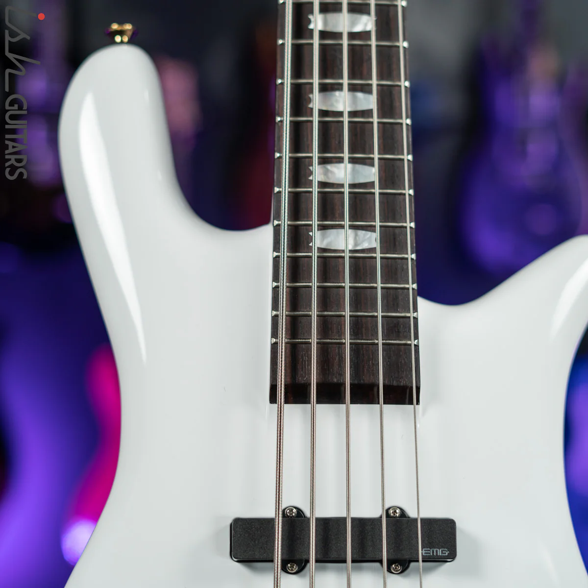 Spector Euro 5 Classic 5-String Bass White Gloss Demo - Image 3