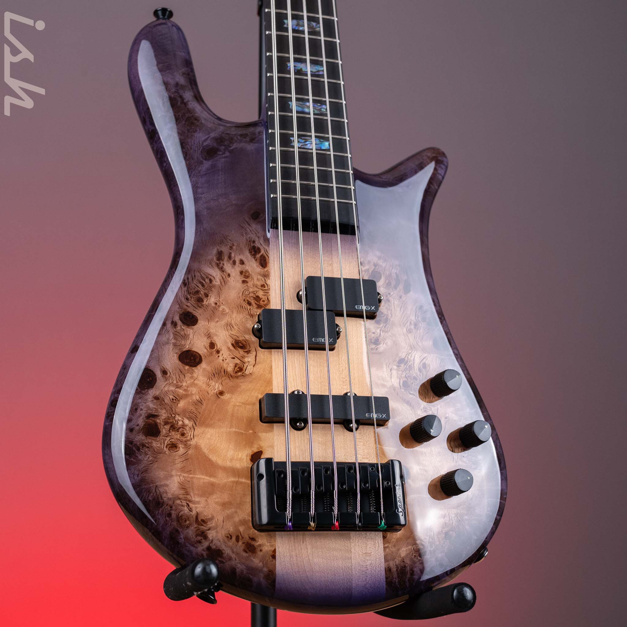 Spector Euro 5 Custom Bass Natural Violet Burst Gloss
