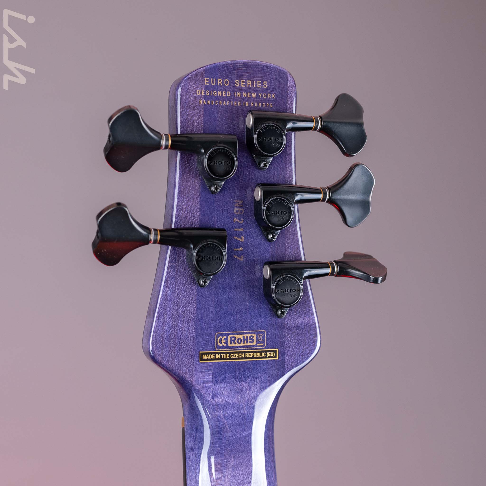 Spector Euro 5 Custom Bass Natural Violet Burst Gloss - Image 10
