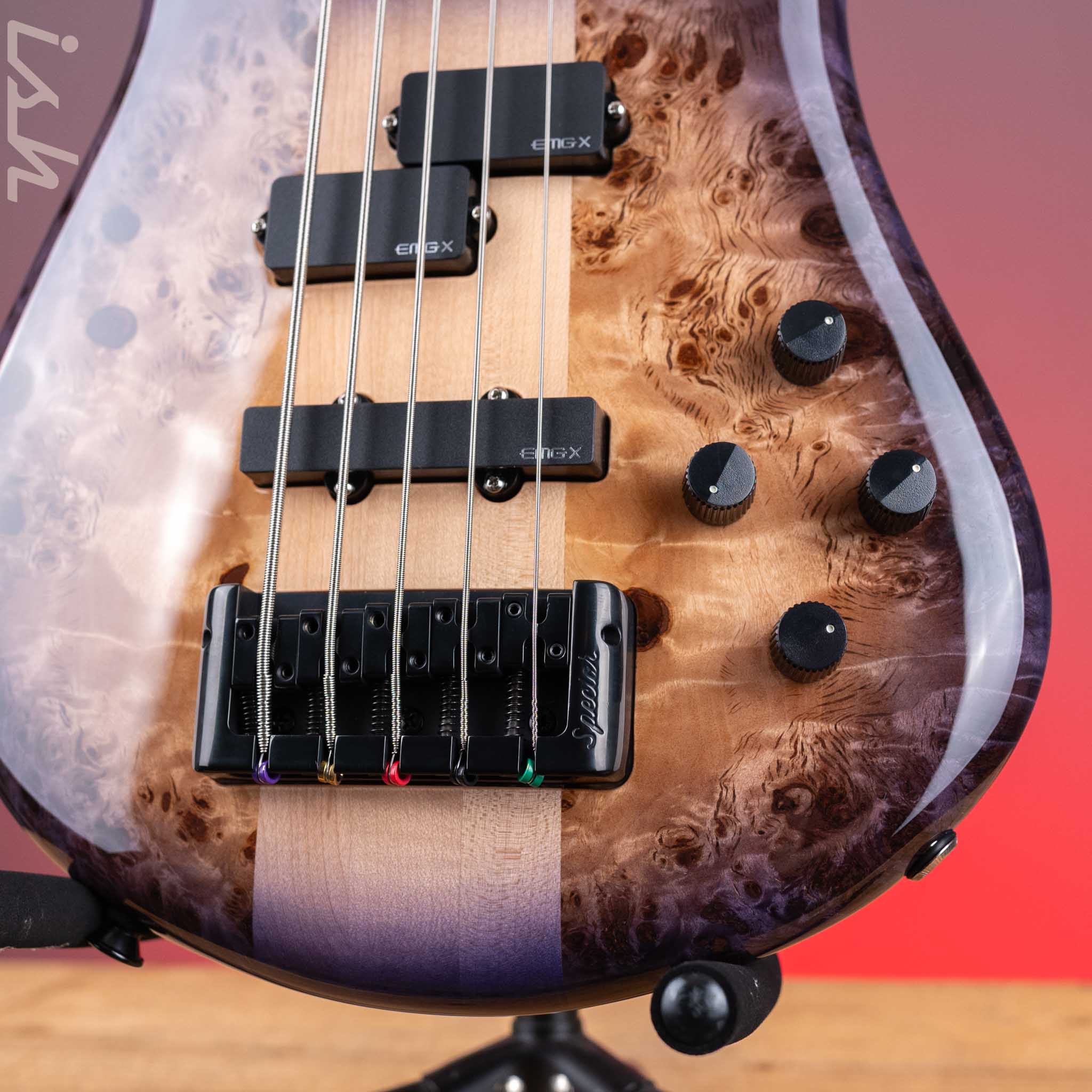 Spector Euro 5 Custom Bass Natural Violet Burst Gloss - Image 4