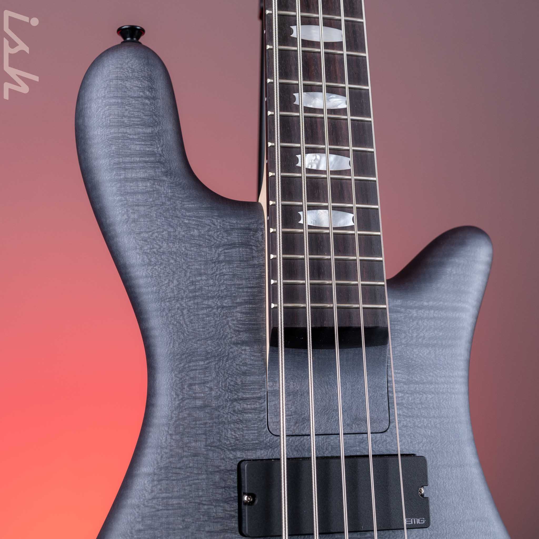 Spector Euro 5 LX Bolt-On Bass Transparent Black Matte Demo - Image 3