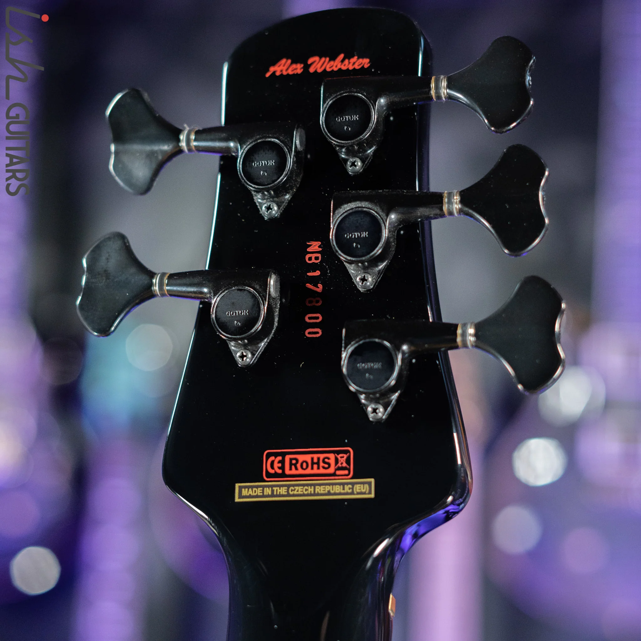 Spector Euro 5LX Alex Webster Signature 5-String Bass Black Gloss - Image 10