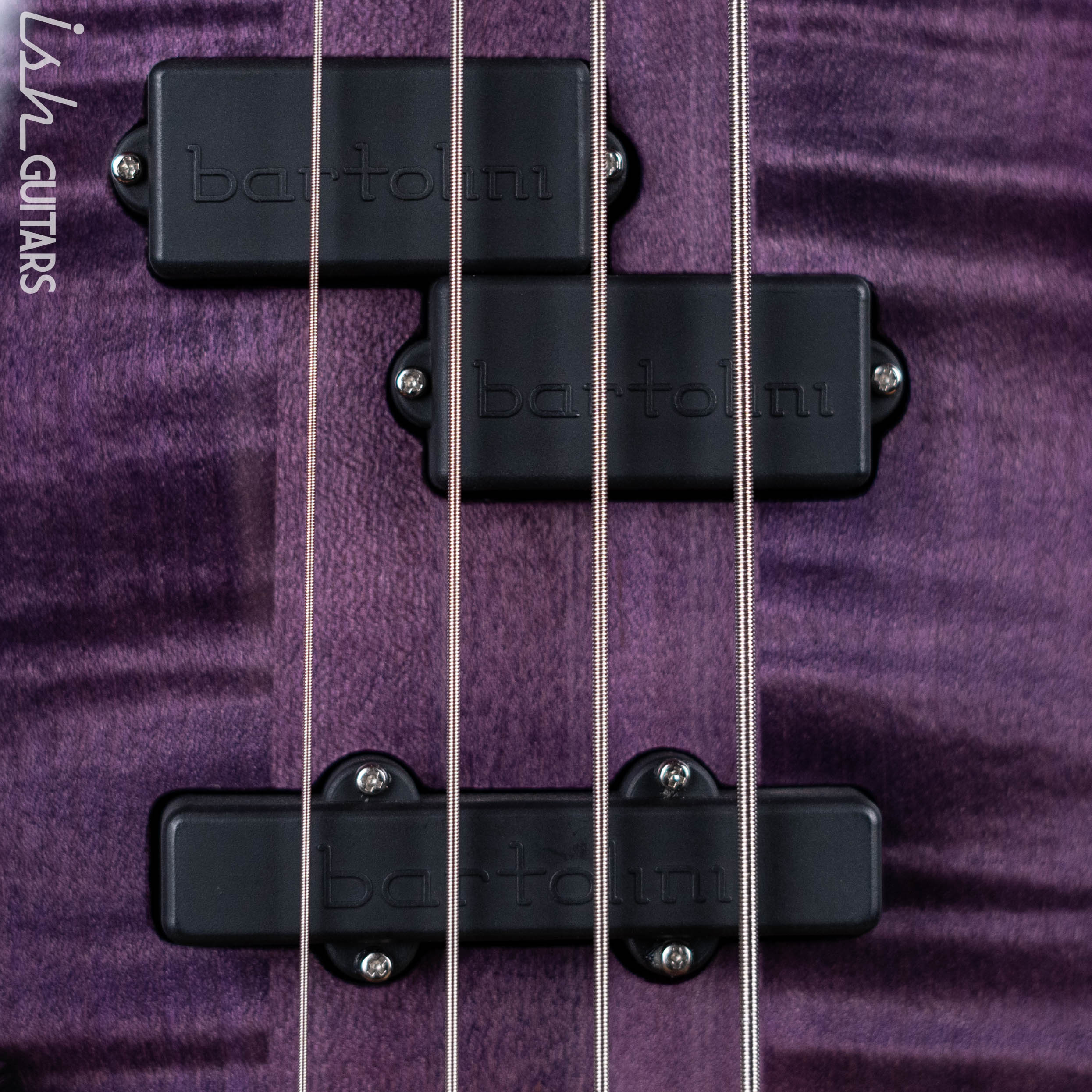 Spector Euro4 LT 4-String Bass Left Handed Violet Fade Gloss - Demo - Image 5