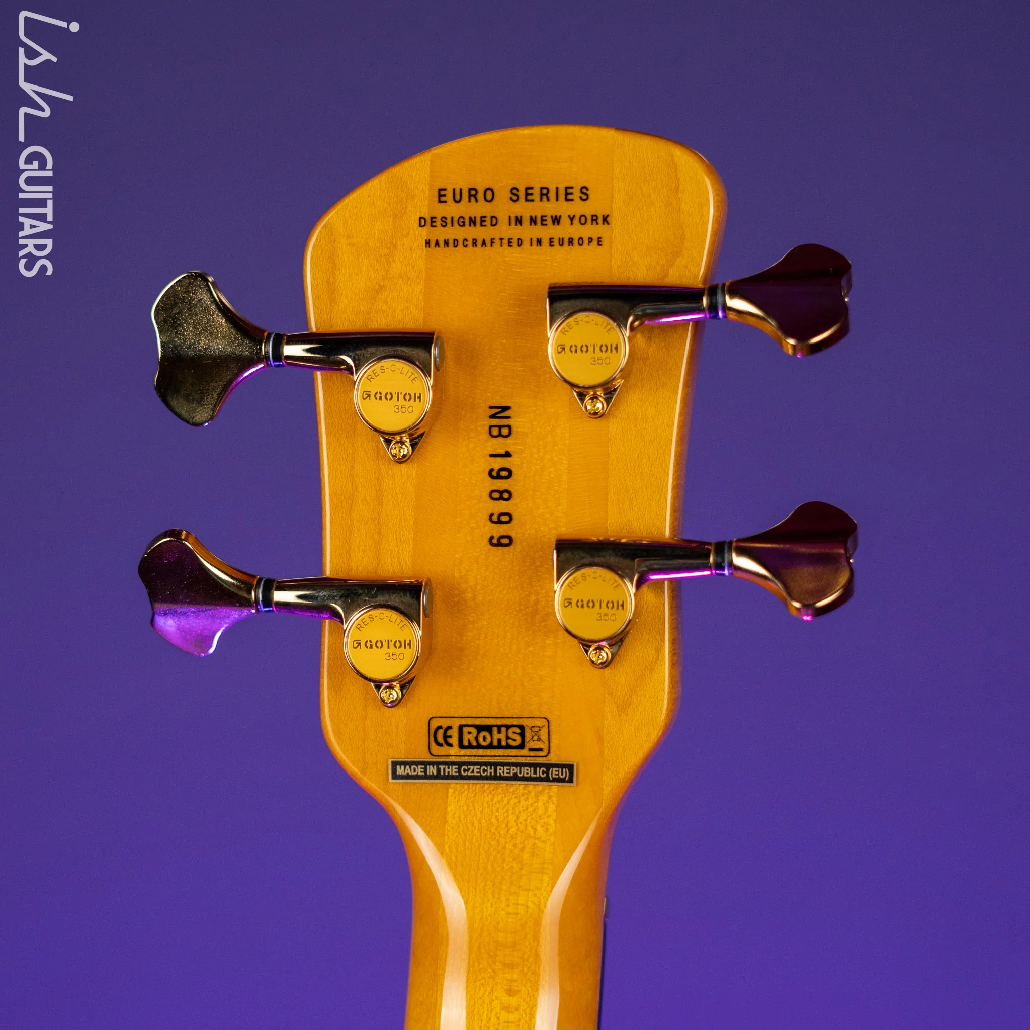 Spector Euro4 LT 4-String Bass Tiger Eye Gloss - Image 11