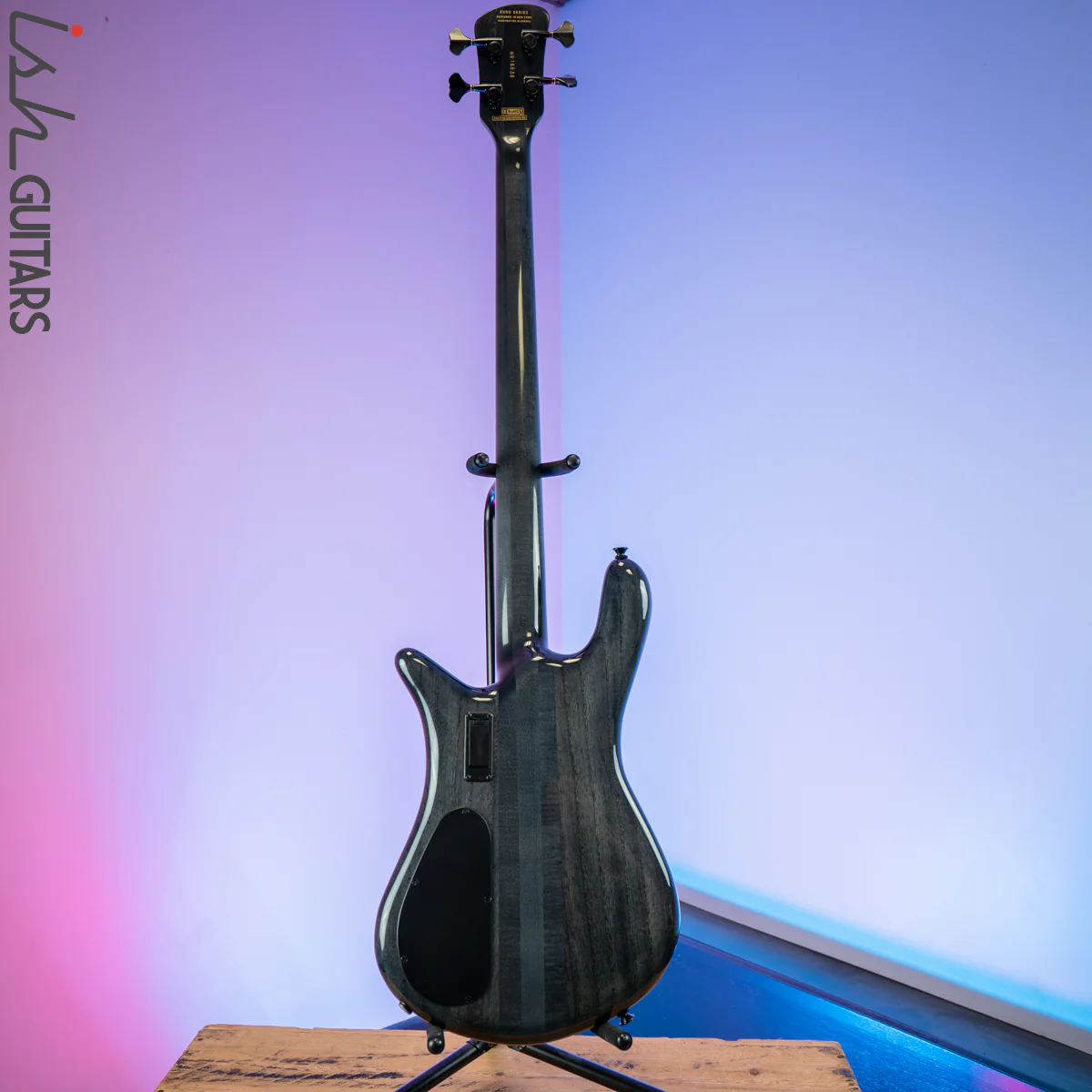 Spector Euro4 LT Limited Edition 1 of 20 Faded Black Gloss Fishman Pickups - Image 8