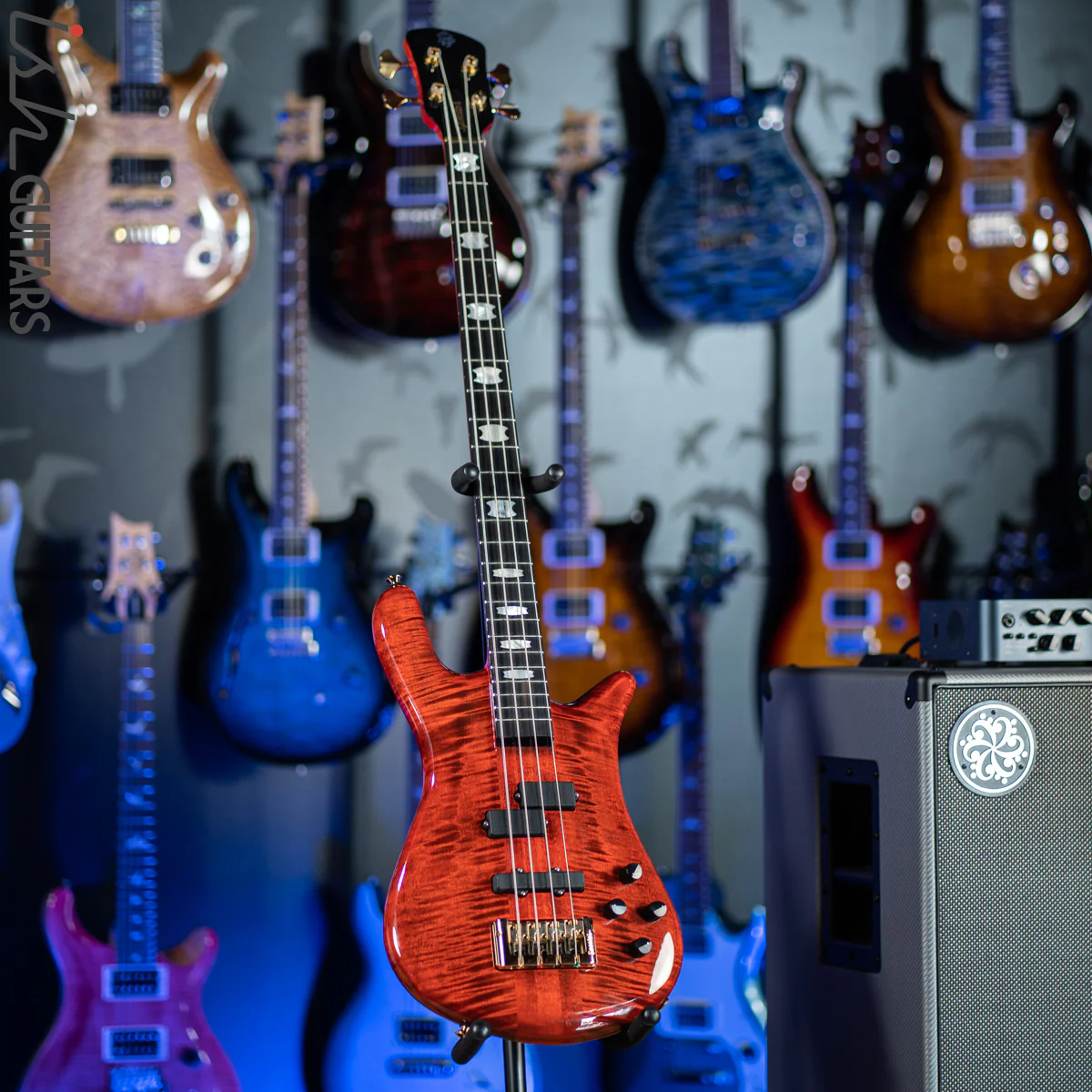 Spector Euro4 LT Red Fade Gloss Bass Guitar - Image 2