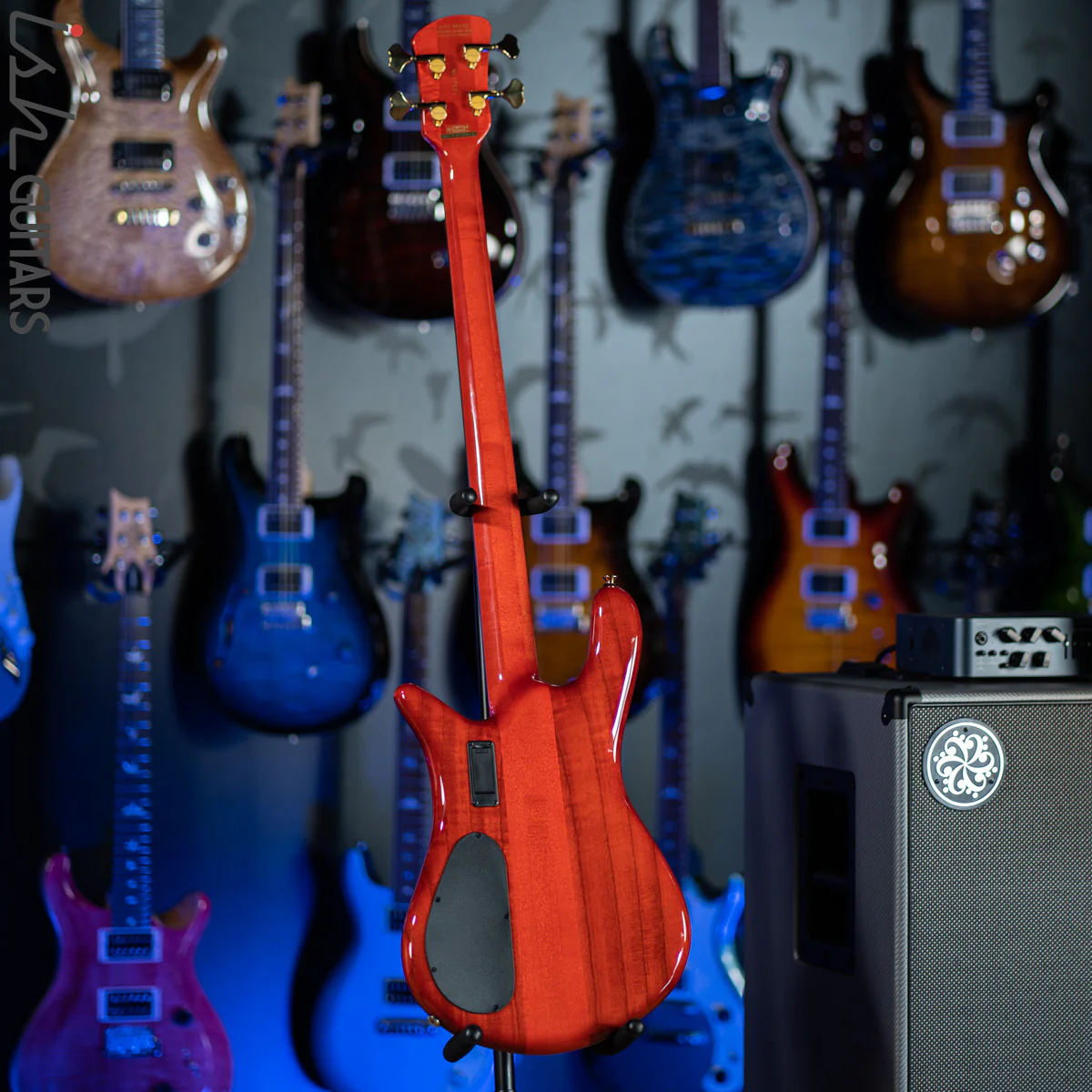 Spector Euro4 LT Red Fade Gloss Bass Guitar - Image 6