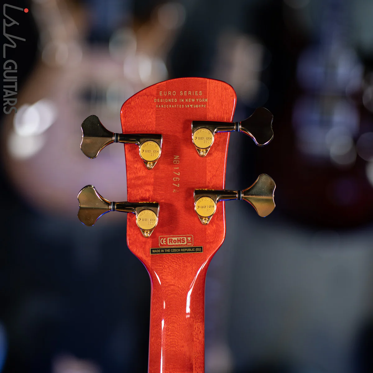 Spector Euro4 LT Red Fade Gloss Bass Guitar - Image 9