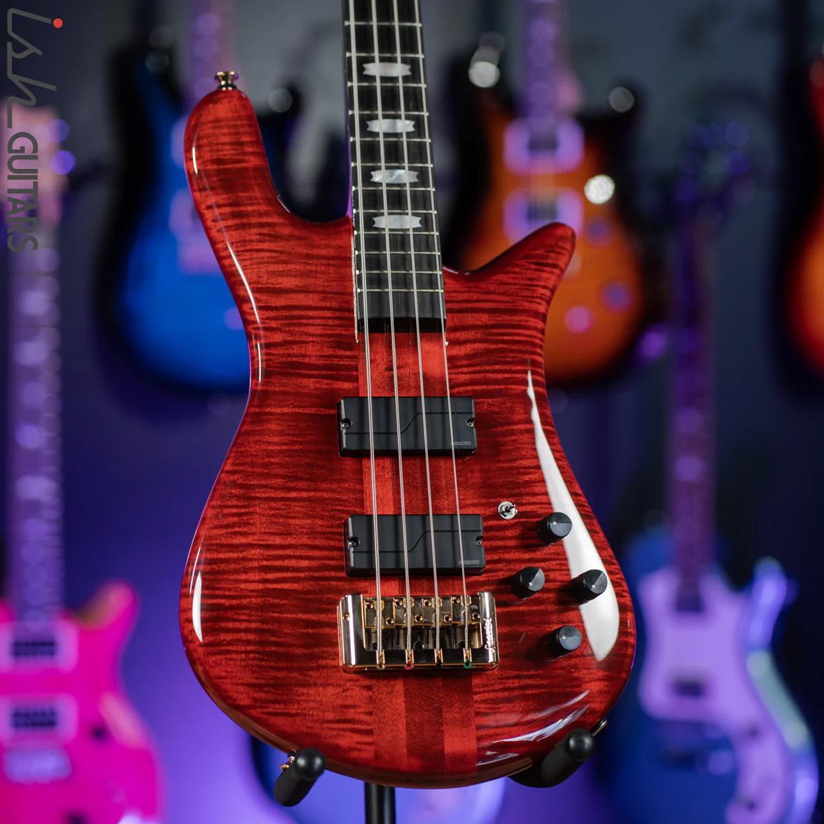 Spector Euro4 LT Rudy Sarzo Bass Scarlett Red Gloss