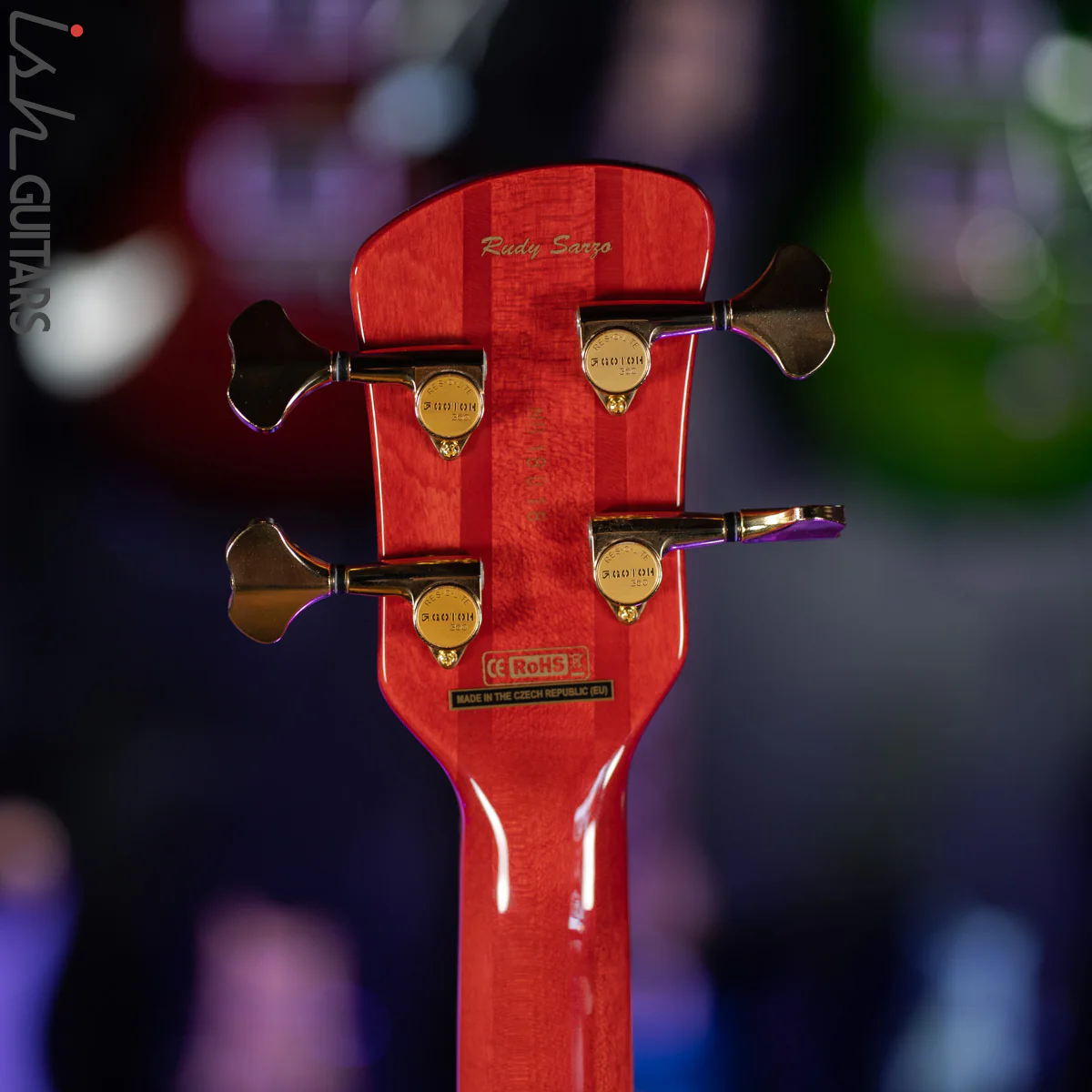 Spector Euro4 LT Rudy Sarzo Bass Scarlett Red Gloss - Image 11