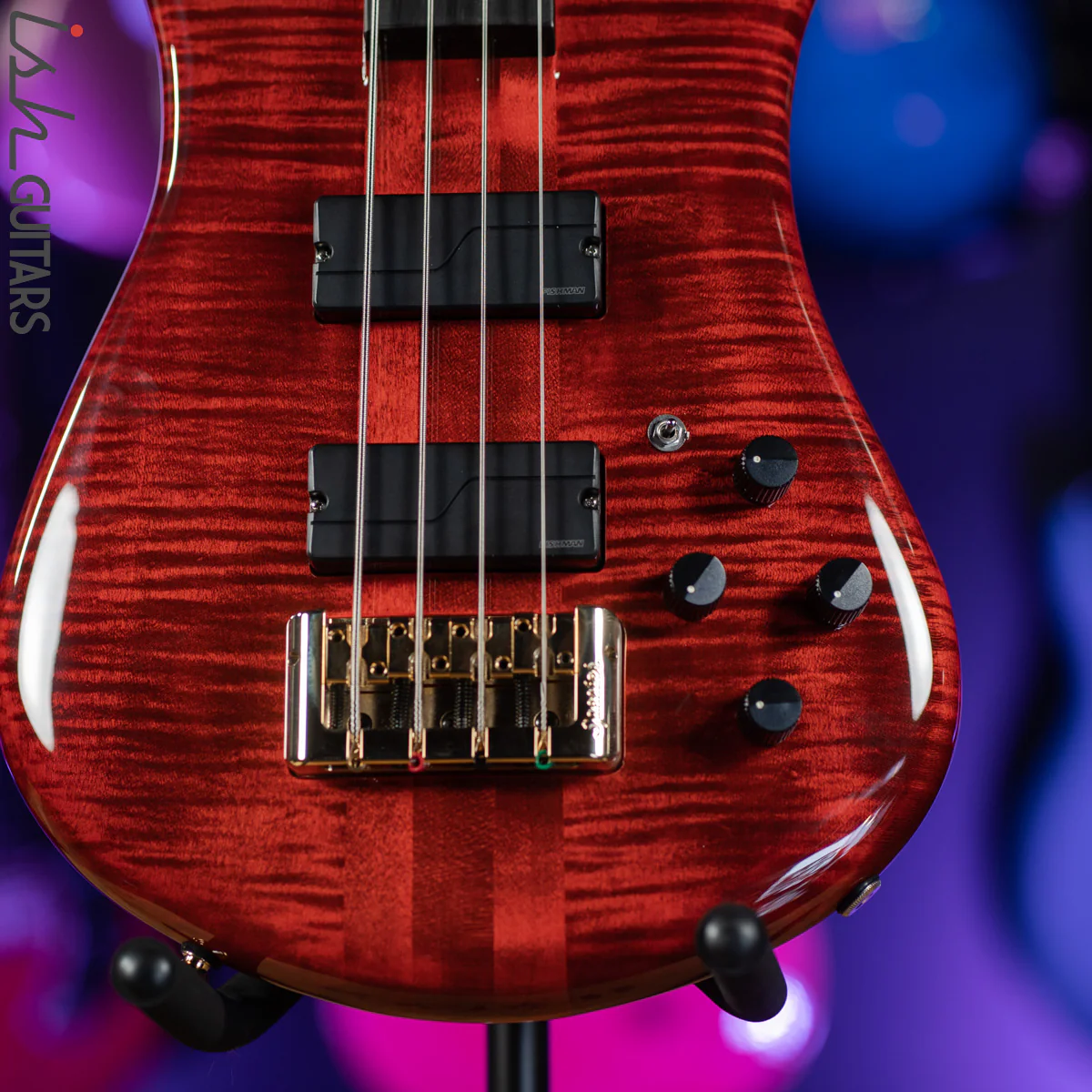 Spector Euro4 LT Rudy Sarzo Bass Scarlett Red Gloss - Image 4