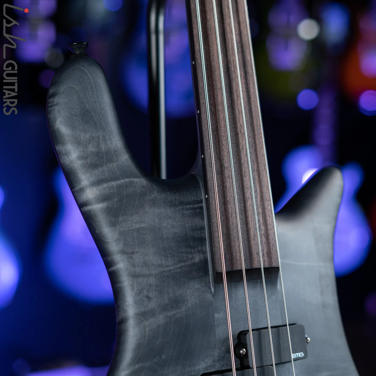 Spector Euro4 LX Fretless Trans Black Stain Matte - Image 5
