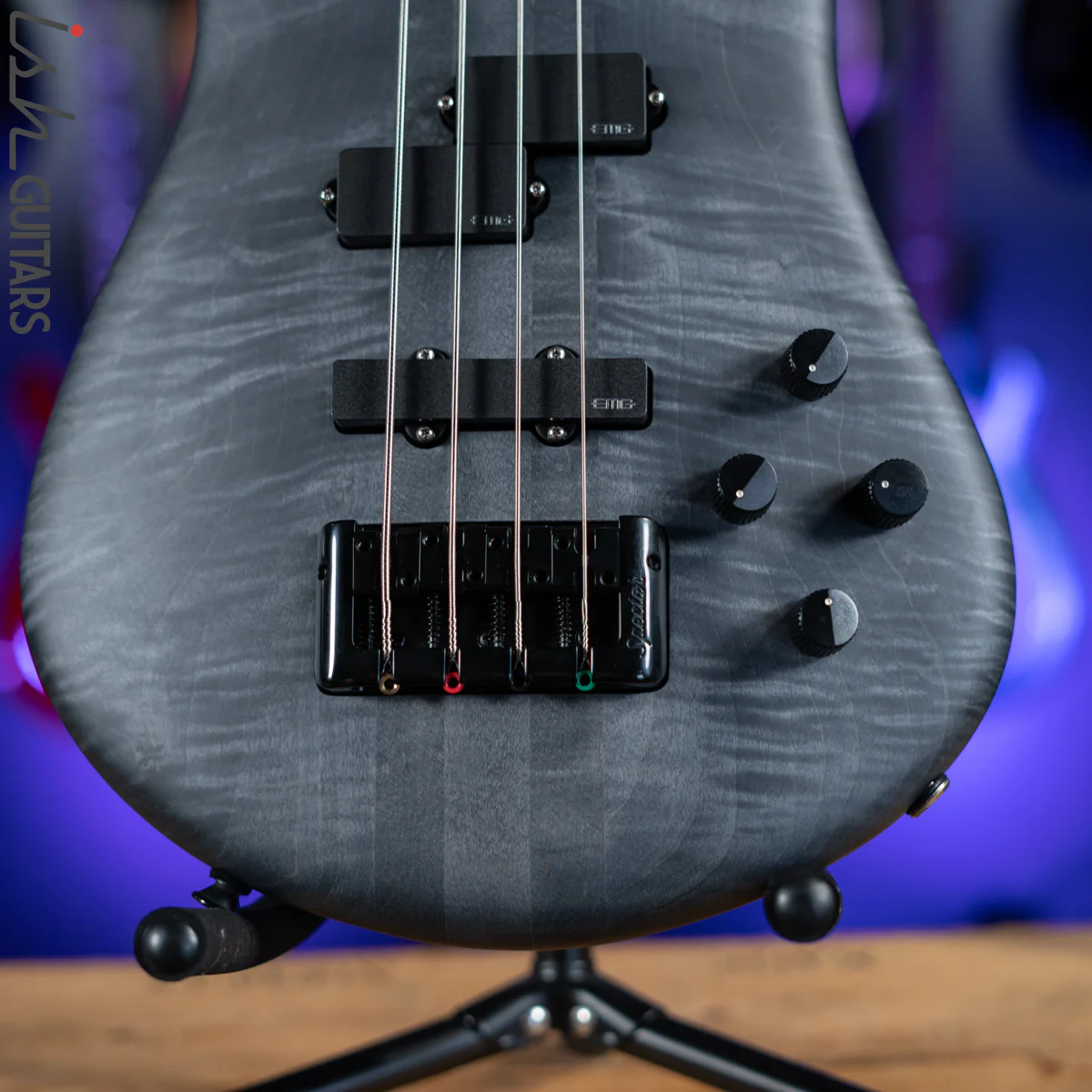 Spector Euro4 LX Fretless Trans Black Stain Matte - Image 4
