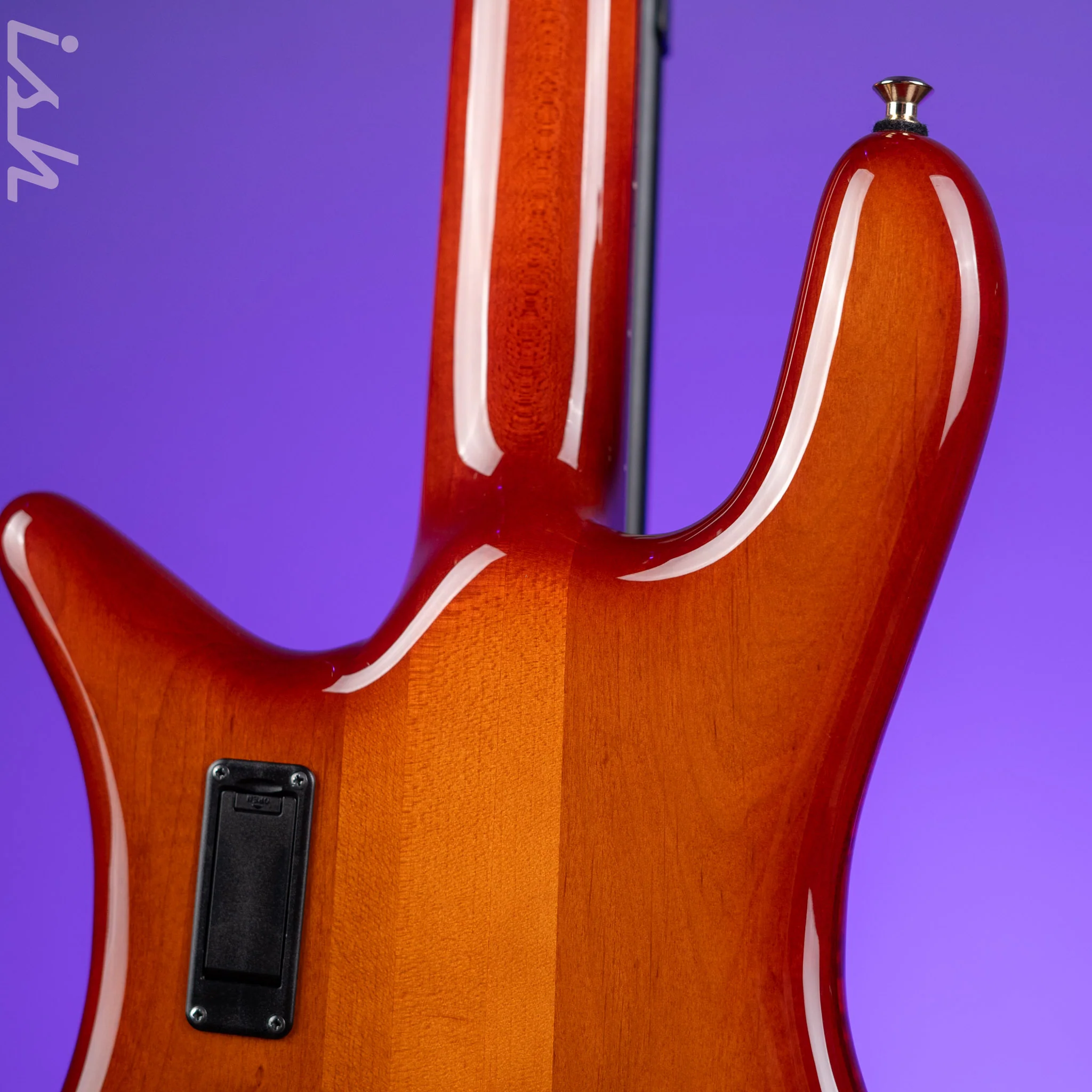 2015 Spector Euro4LX 4-String Bass Amber Hazlab Preamp - Image 10