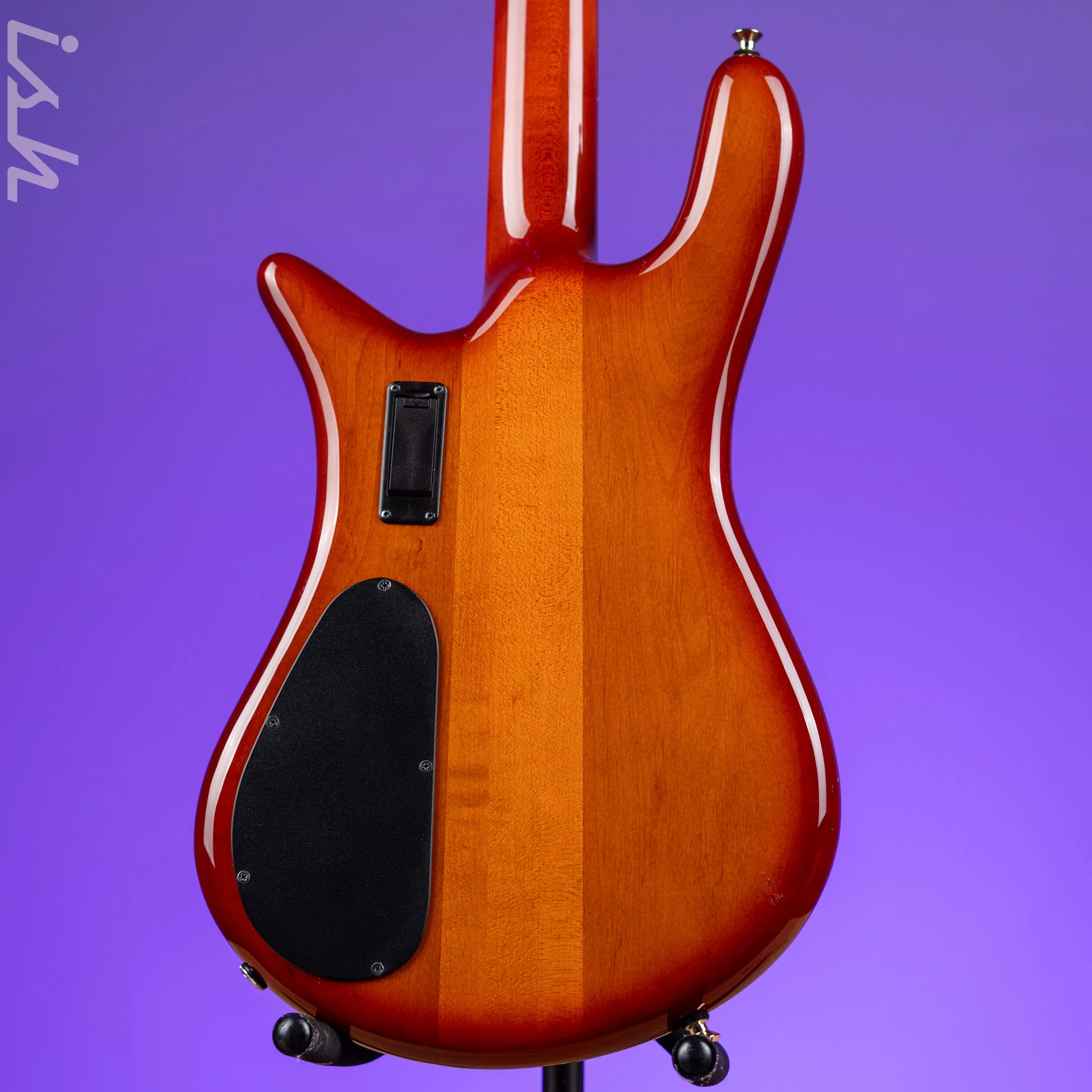 2015 Spector Euro4LX 4-String Bass Amber Hazlab Preamp - Image 9