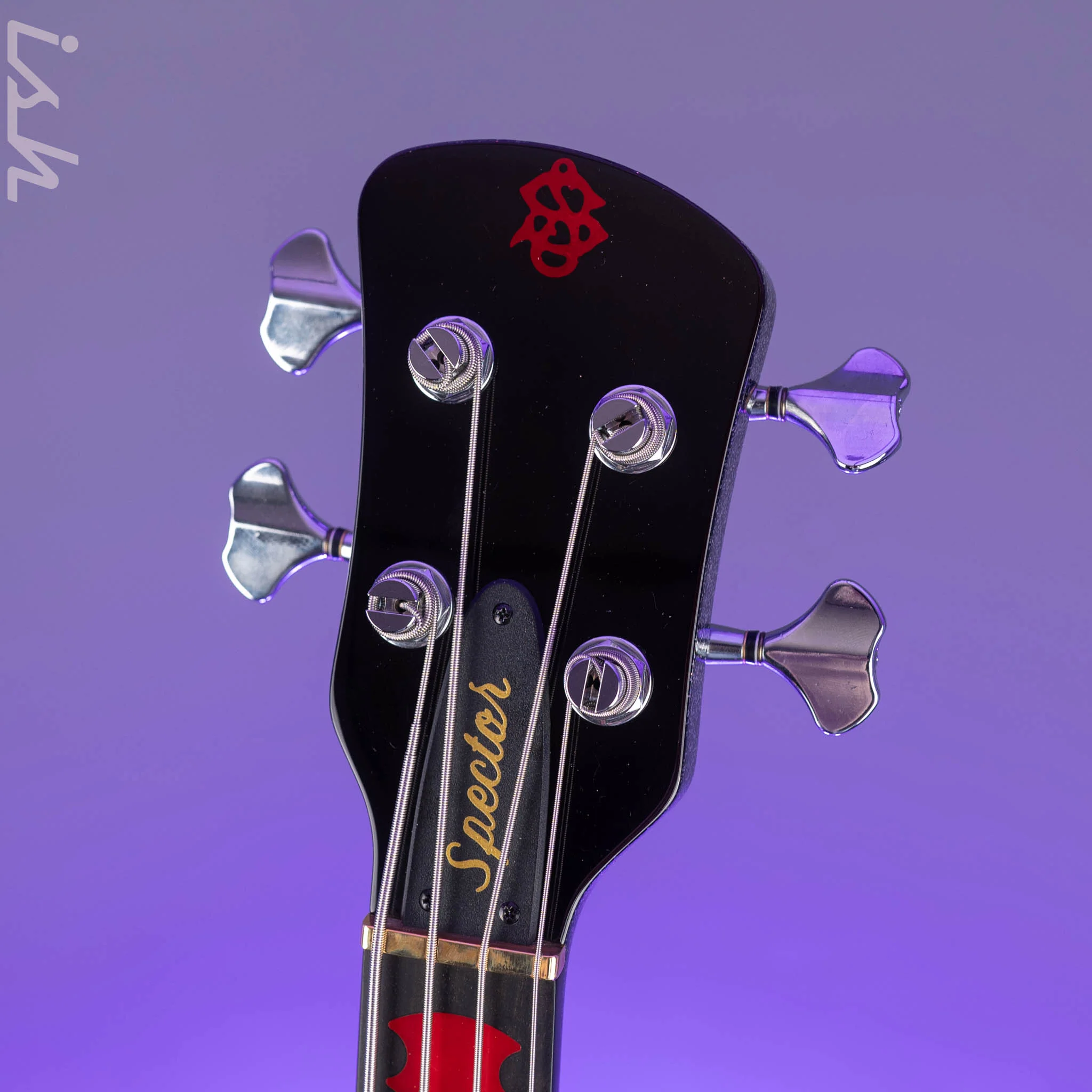 Spector Euro4LX Rachel Bolan Signature Black Metallic Flake - Image 5