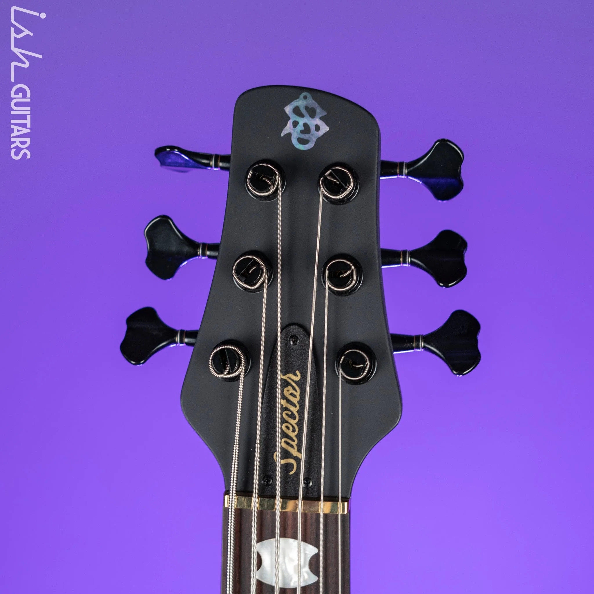 Spector Euro6 LX 6-String Bass Trans Black Stain Matte - Image 6
