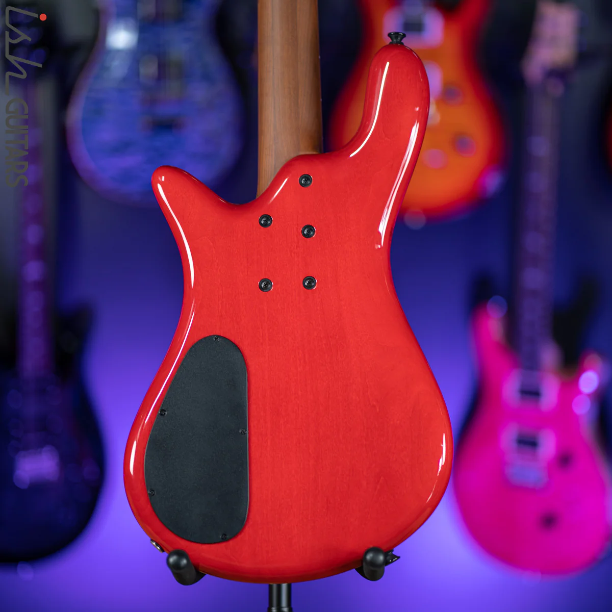 Spector Eurobolt 4 Inferno Red Gloss Poplar Burl Bass Guitar B-STOCK - Image 10