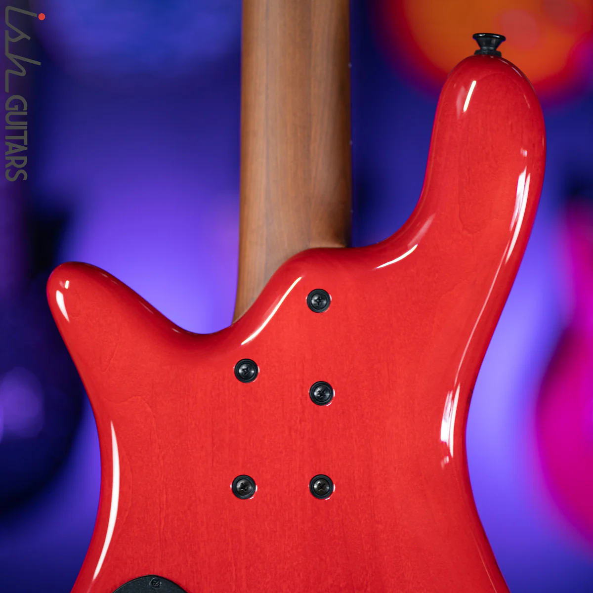 Spector Eurobolt 4 Inferno Red Gloss Poplar Burl Bass Guitar B-STOCK - Image 11