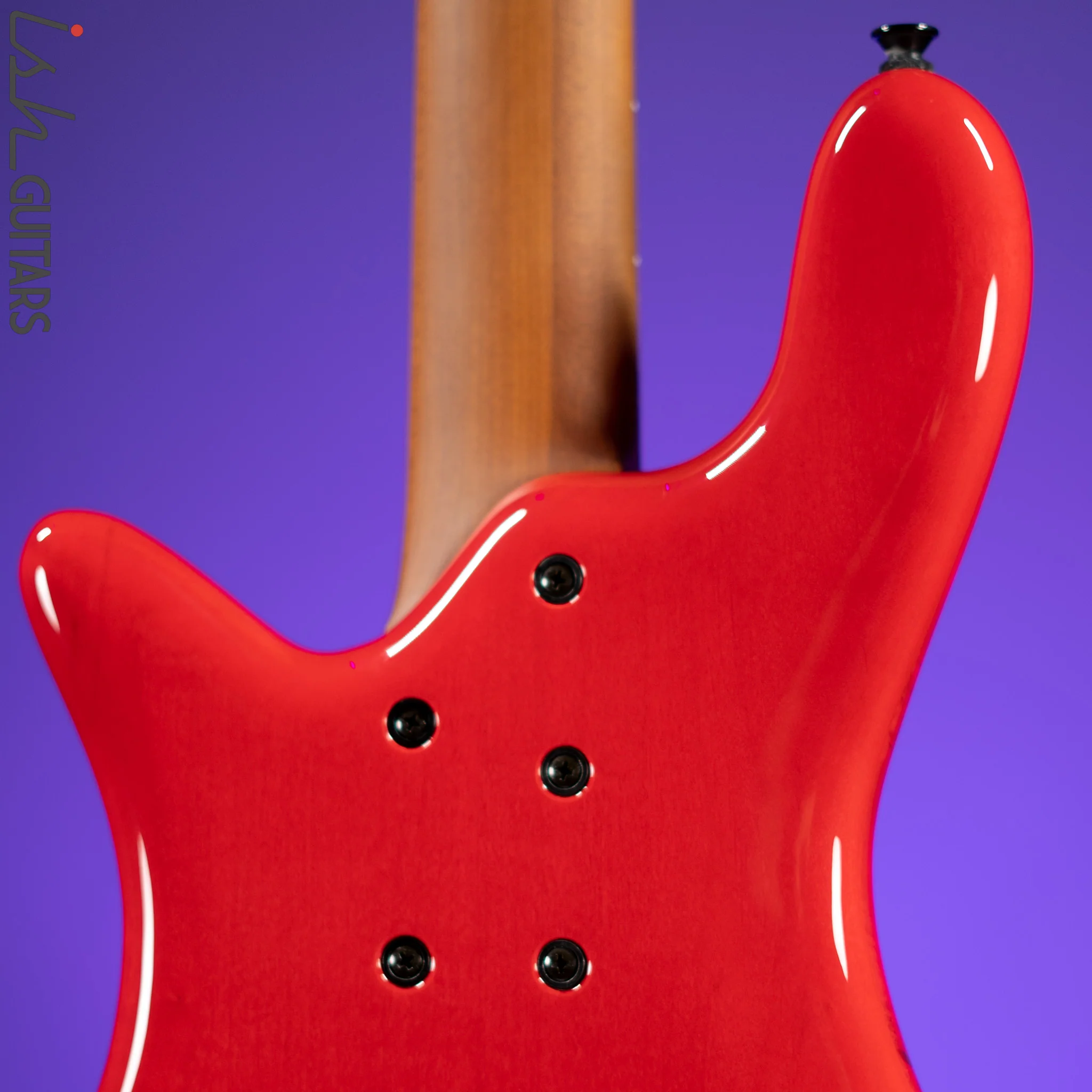 Spector Eurobolt 4 Inferno Red Gloss Poplar Burl Bass Guitar Demo - Image 9